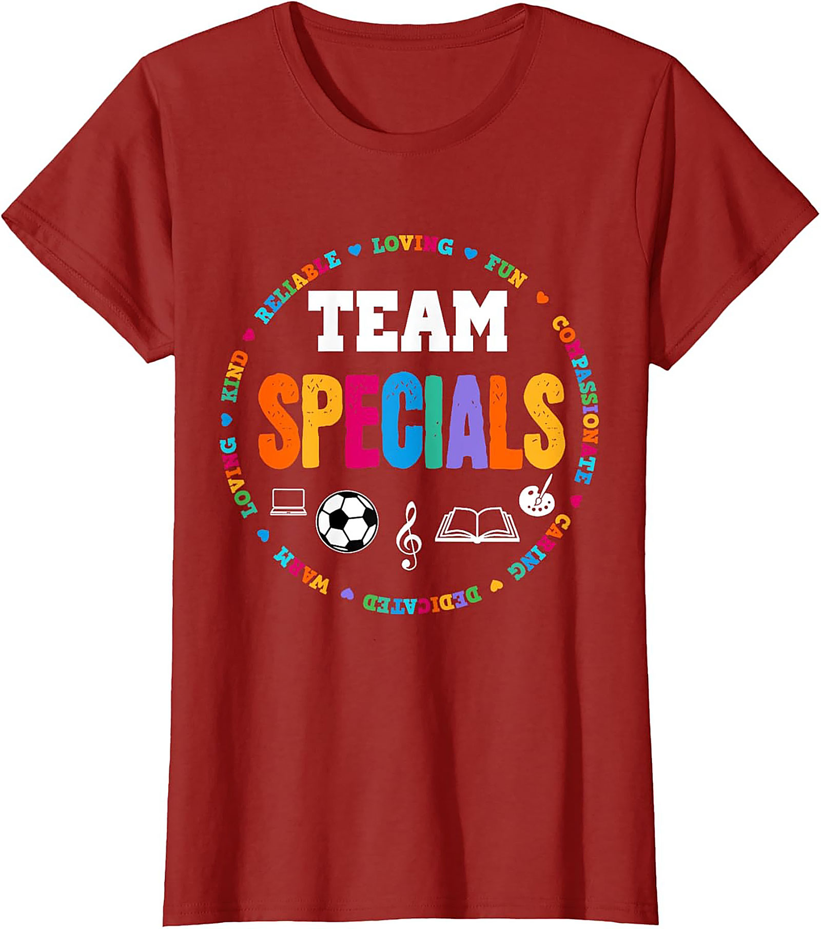  Team Specials Teacher T-shirt Fun School Staff Tee