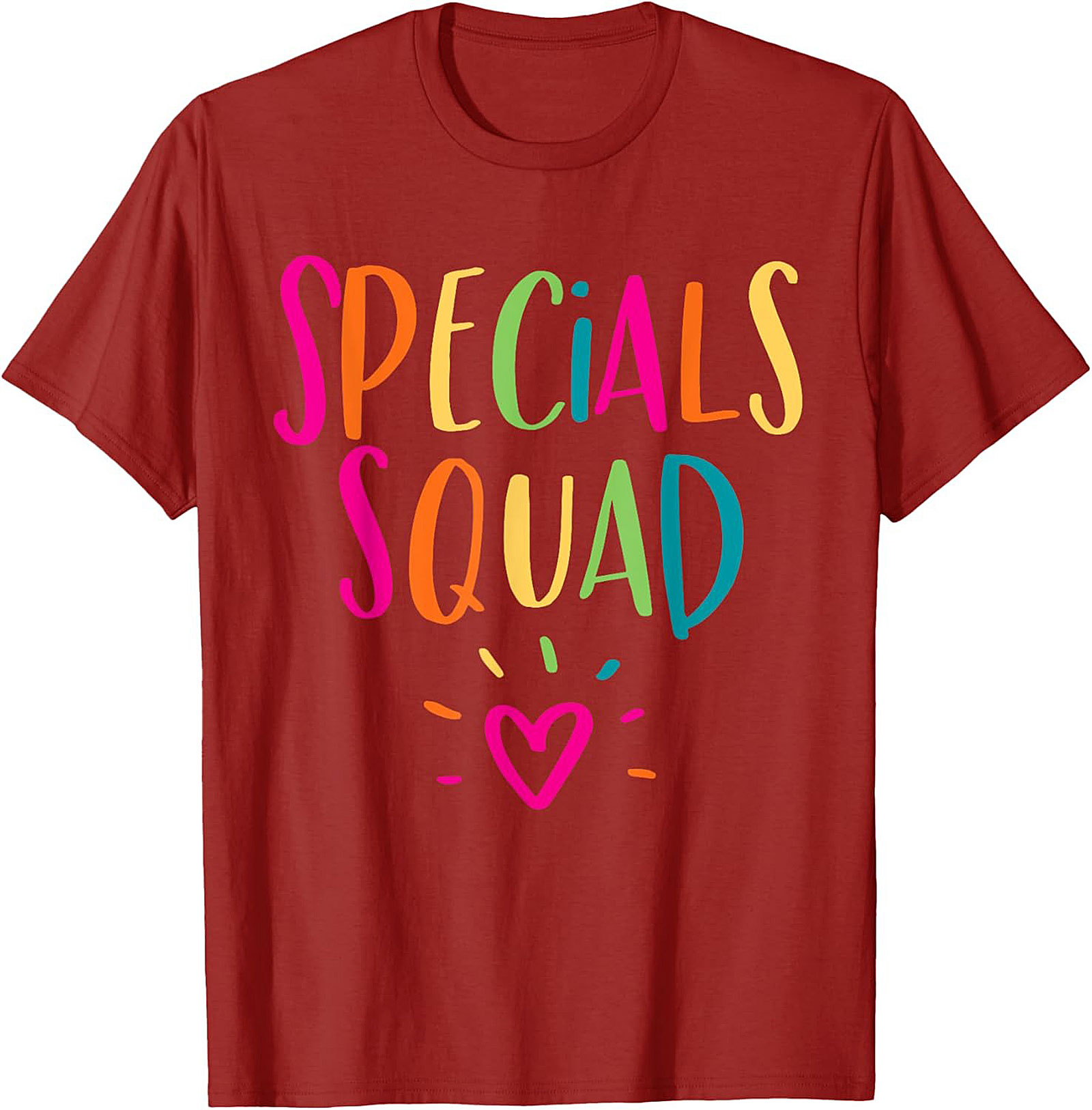Specials Squad Teacher T-Shirt Fun Graphic Tee