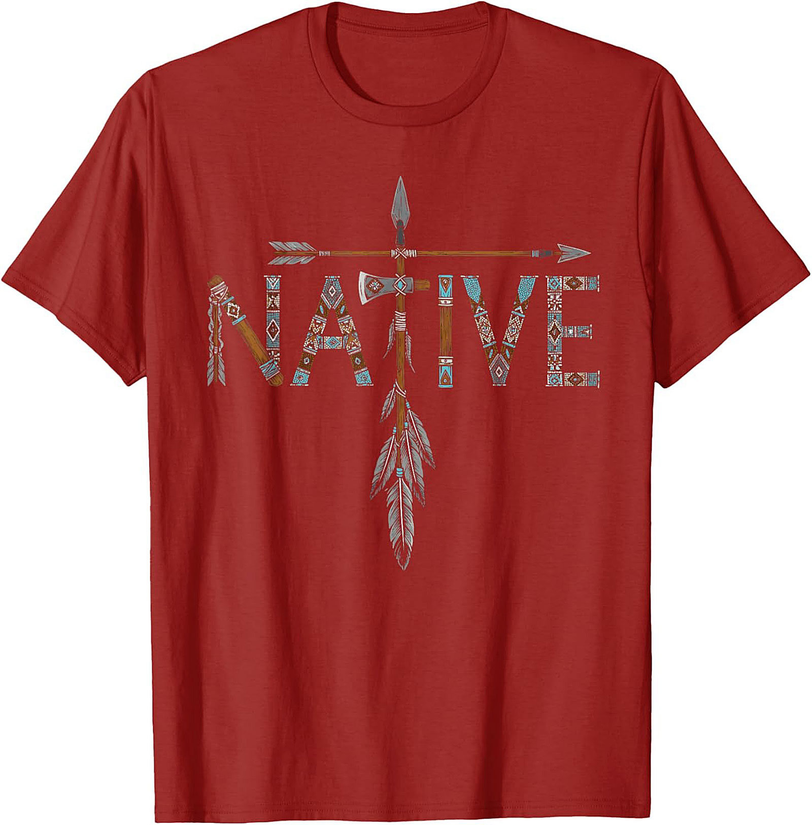 Native American T-Shirt Indigenous Graphic Tee Pride