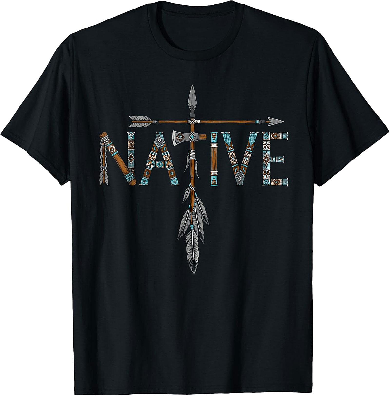 Native American T-Shirt Indigenous Graphic Tee Pride