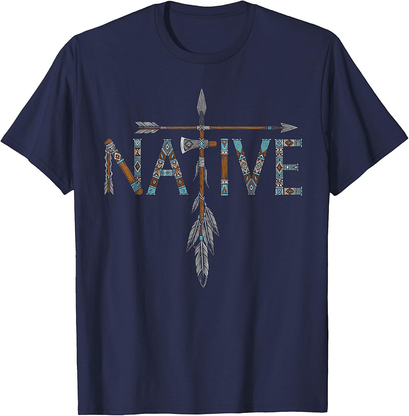 Native American T-Shirt Indigenous Graphic Tee Pride