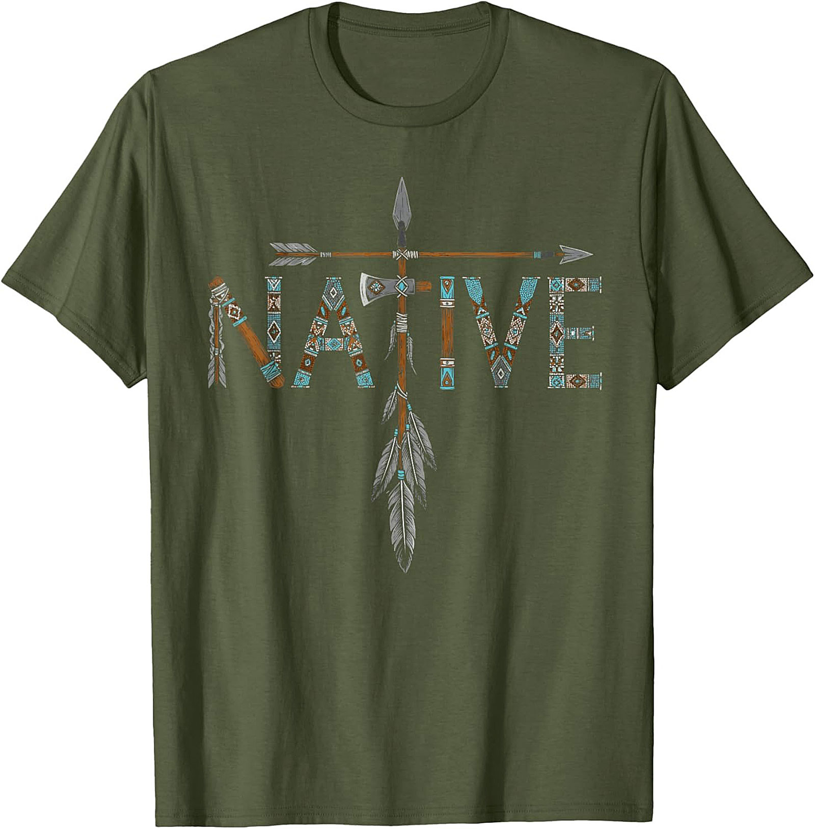 Native American T-Shirt Indigenous Graphic Tee Pride