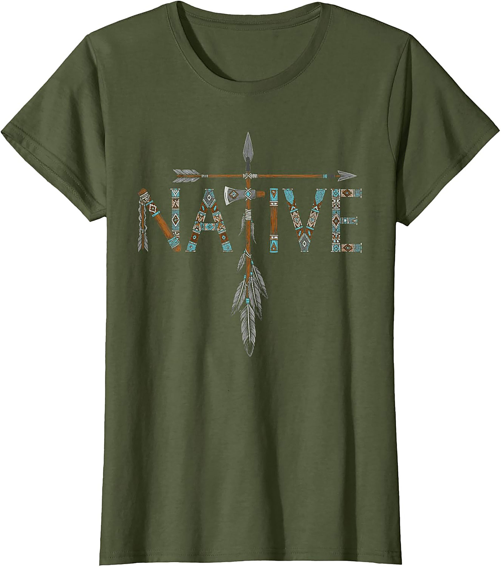 Native American T-Shirt Indigenous Graphic Tee Pride