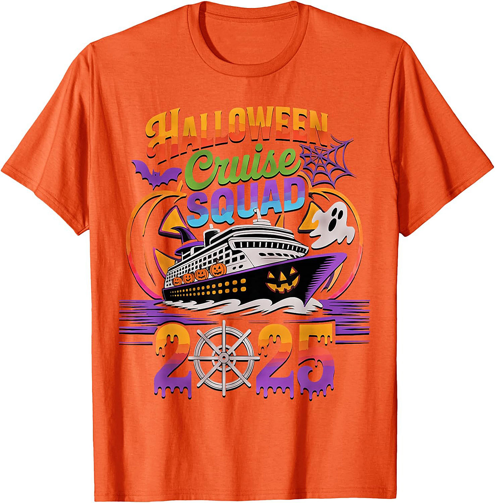 Halloween Cruise Squad 2025 Tee | Spooky Vacation Shirt Gift
