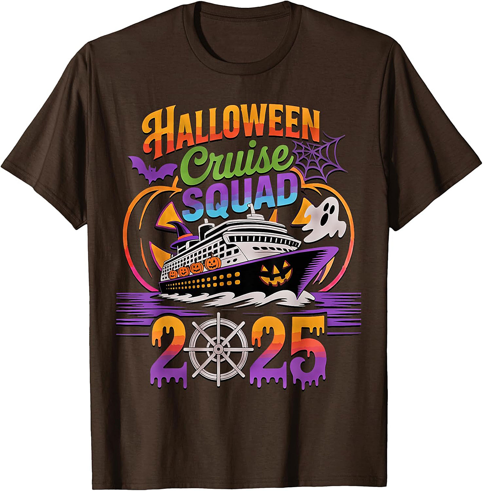 Halloween Cruise Squad 2025 Tee | Spooky Vacation Shirt Gift