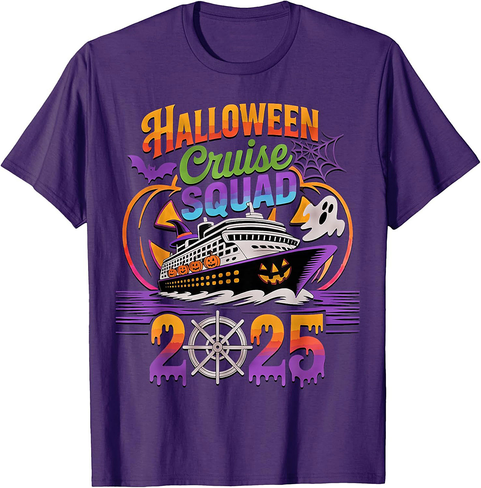 Halloween Cruise Squad 2025 Tee | Spooky Vacation Shirt Gift