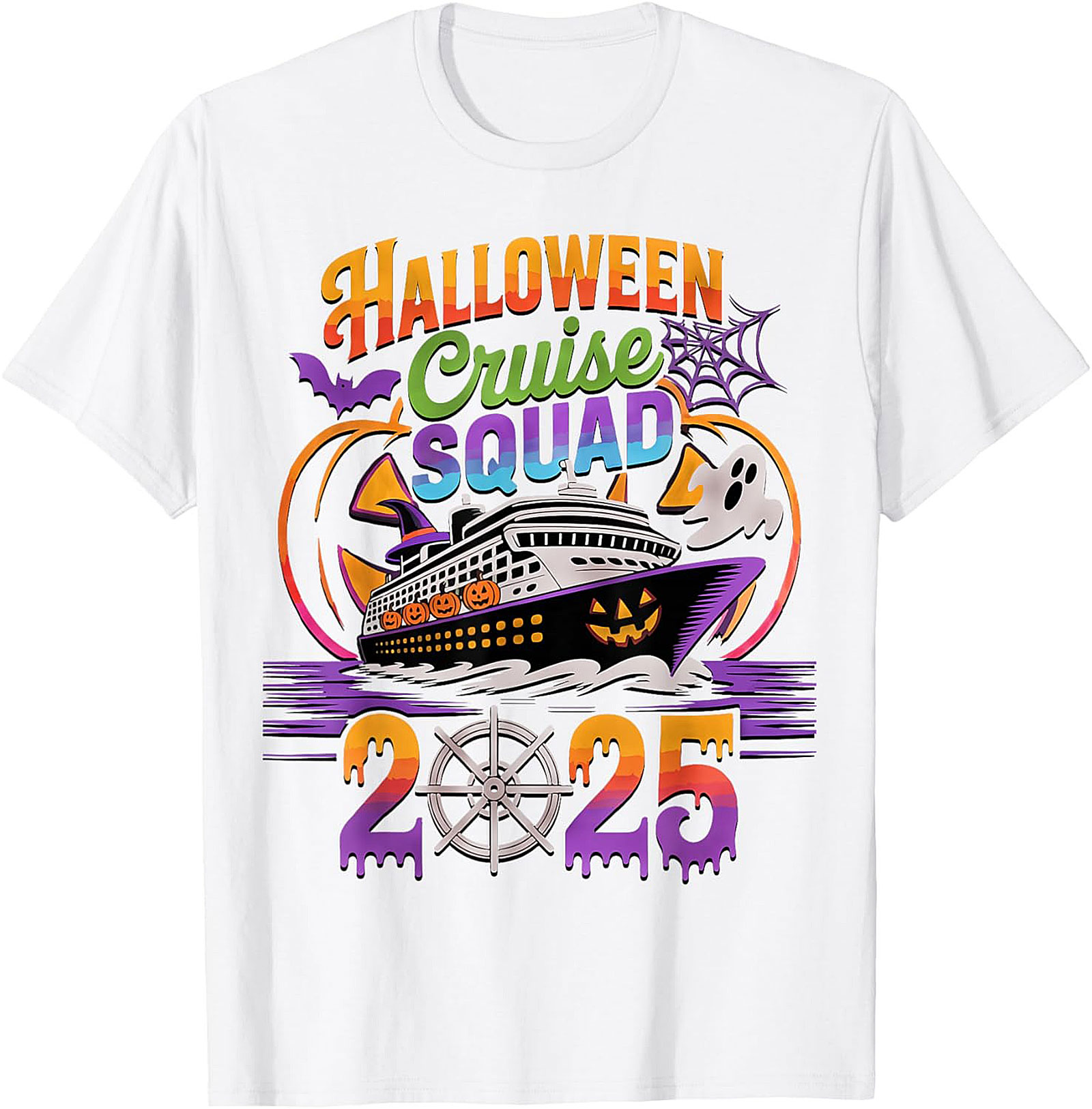 Halloween Cruise Squad 2025 Tee | Spooky Vacation Shirt Gift