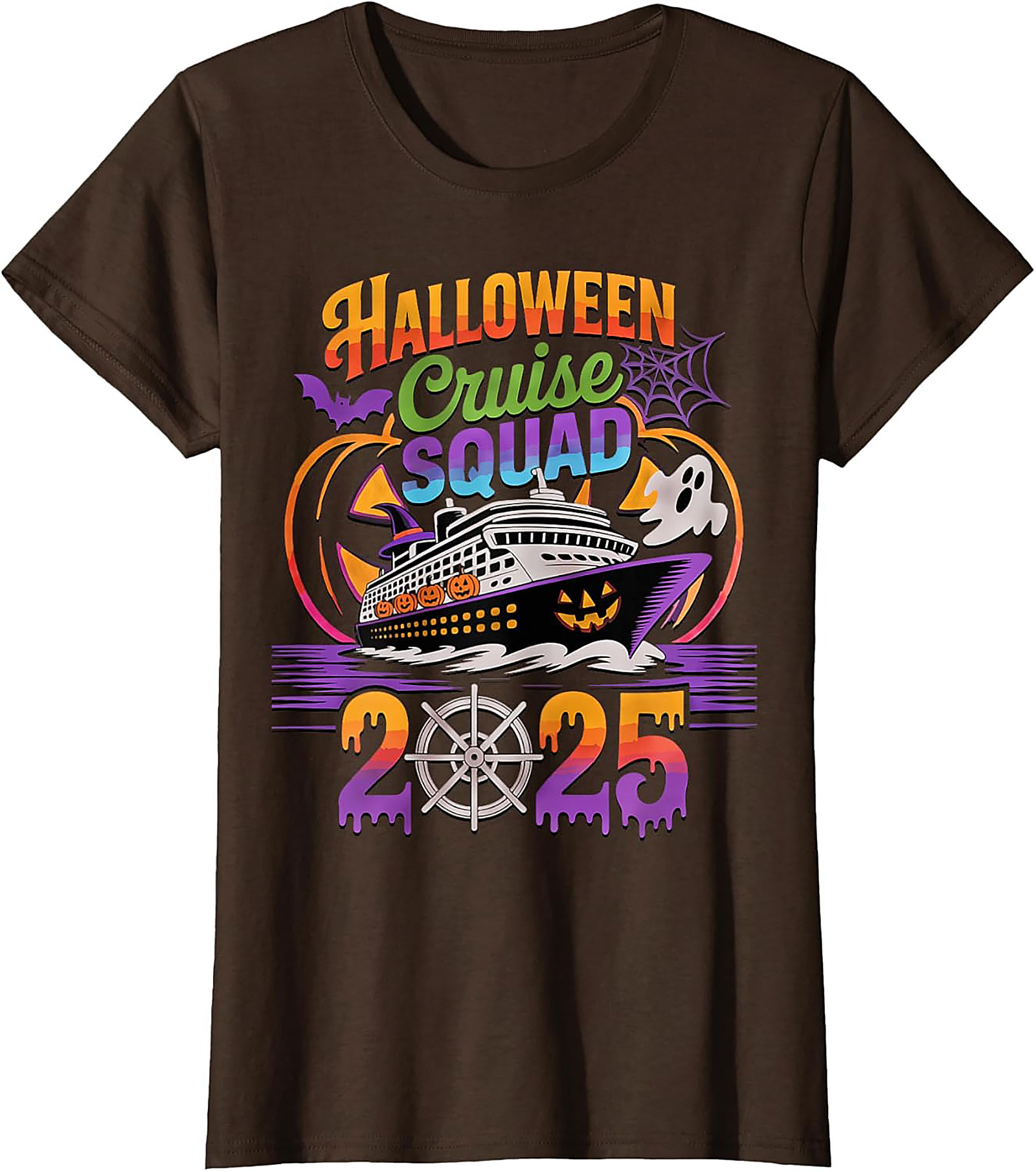 Halloween Cruise Squad 2025 Tee | Spooky Vacation Shirt Gift