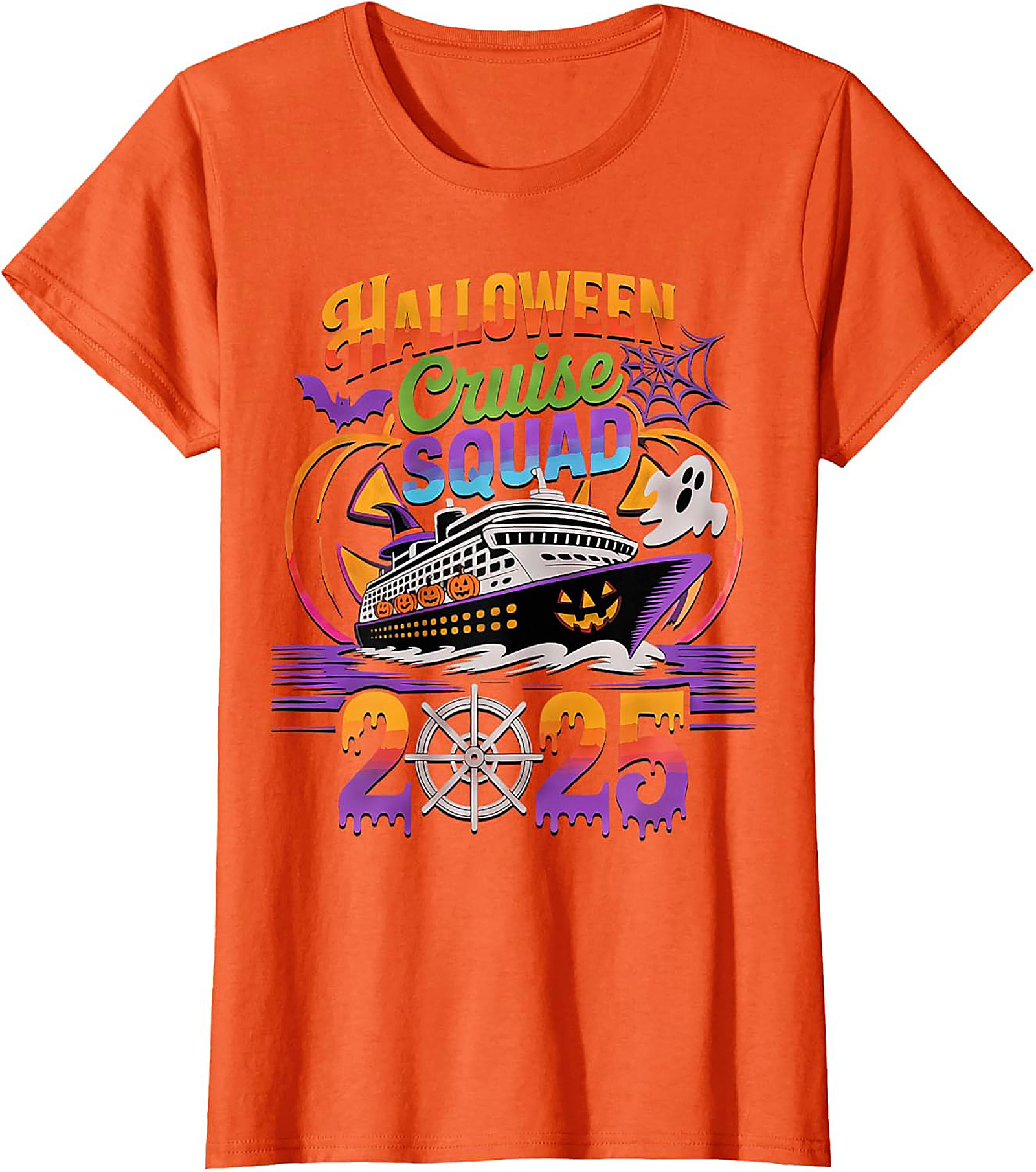 Halloween Cruise Squad 2025 Tee | Spooky Vacation Shirt Gift