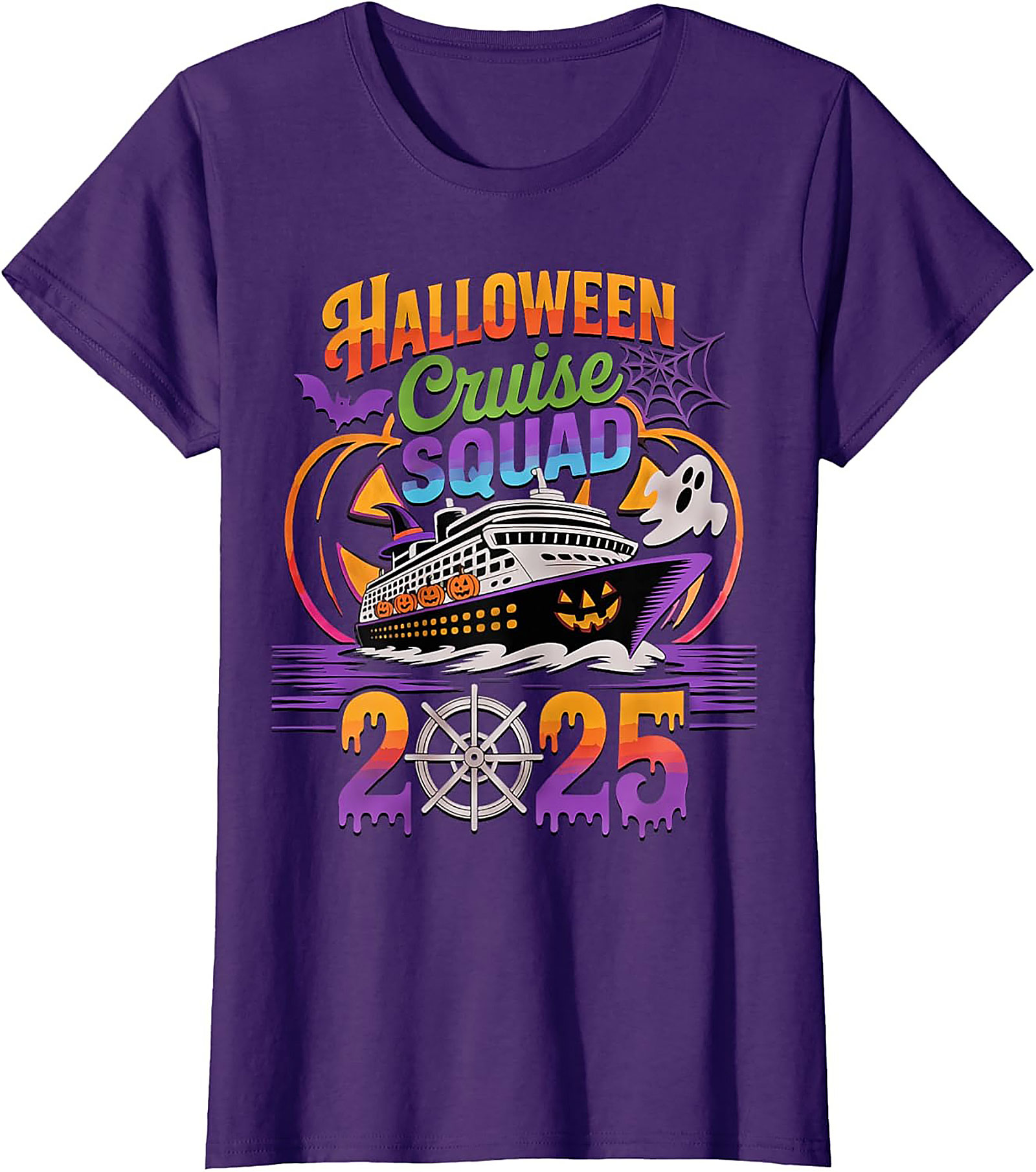 Halloween Cruise Squad 2025 Tee | Spooky Vacation Shirt Gift