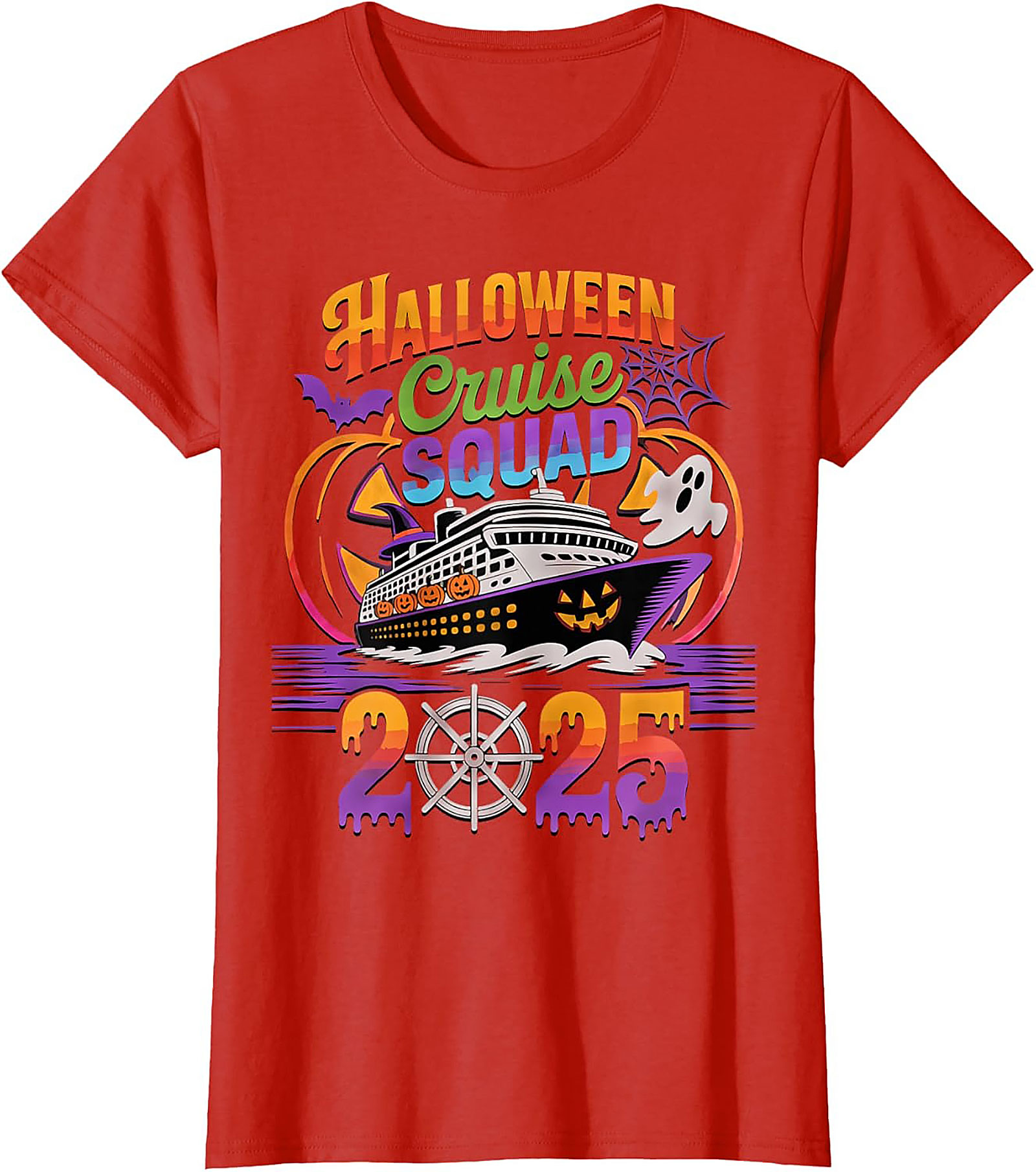Halloween Cruise Squad 2025 Tee | Spooky Vacation Shirt Gift