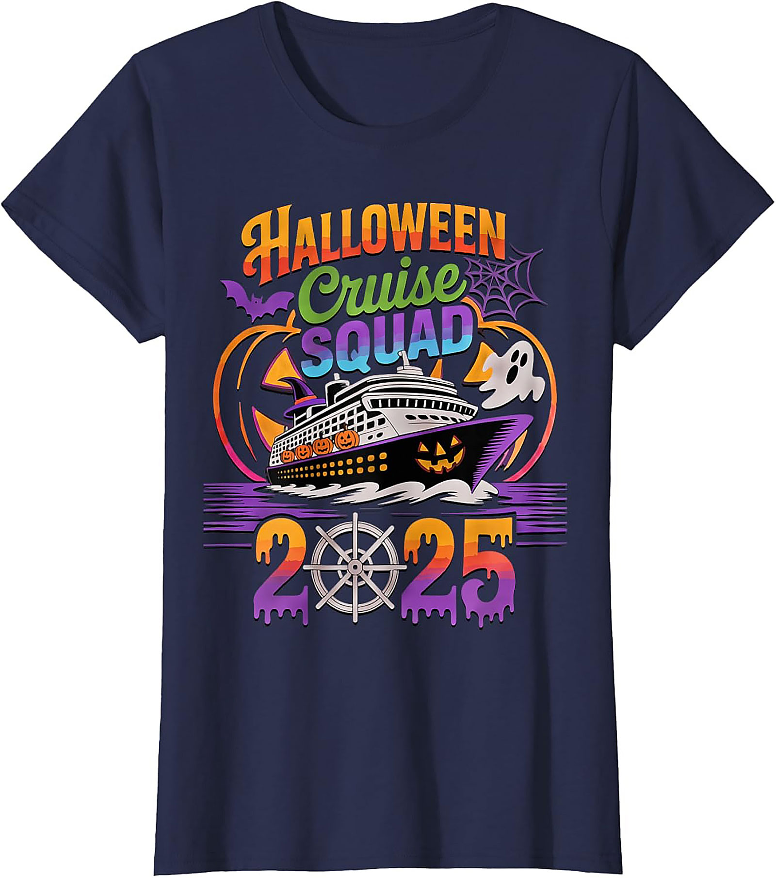 Halloween Cruise Squad 2025 Tee | Spooky Vacation Shirt Gift