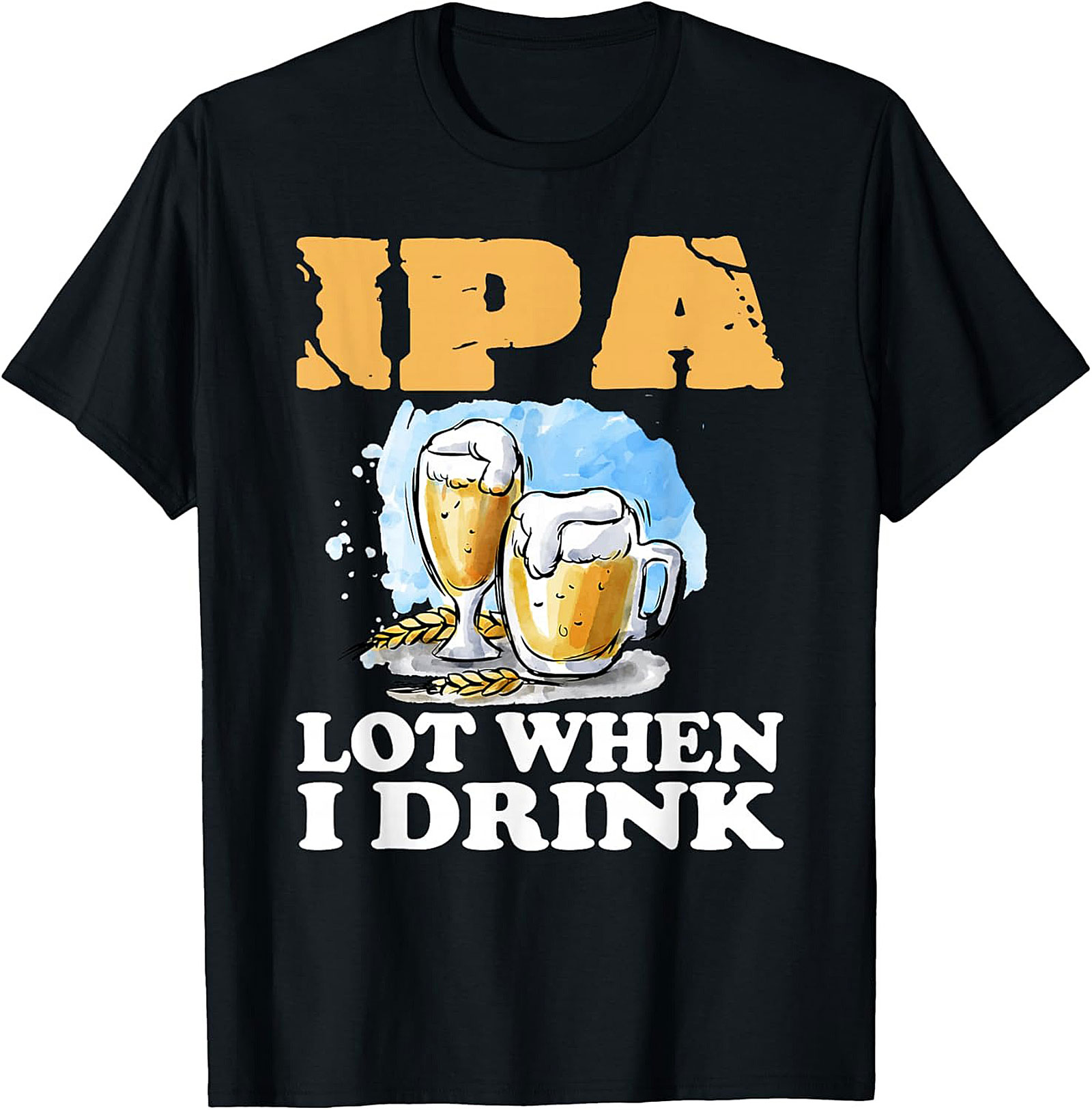 Funny IPA T-shirt Beer Lover Gift Soft Cotton Tee