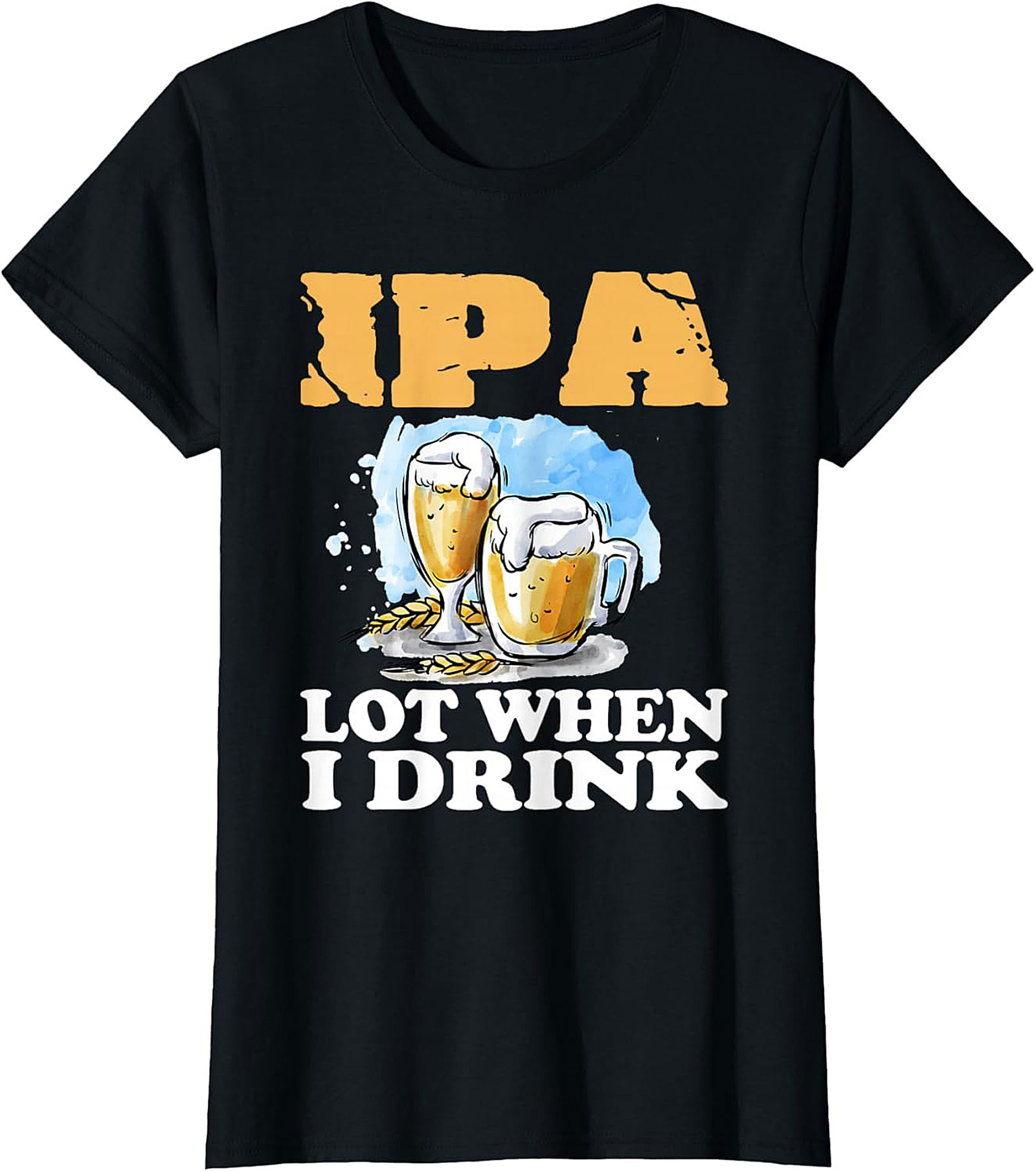 Funny IPA T-shirt Beer Lover Gift Soft Cotton Tee