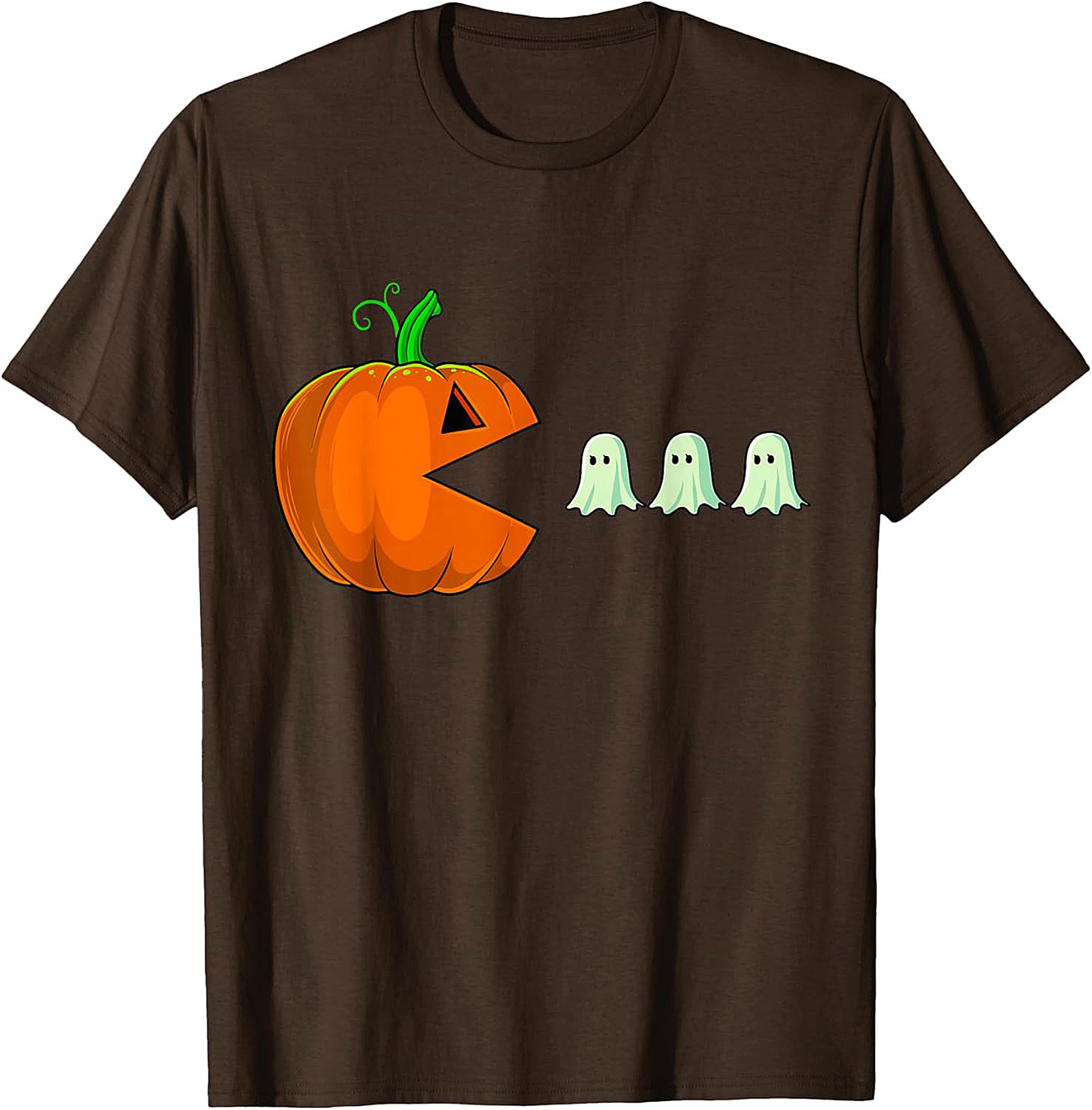 Funny Halloween Gaming T-shirt | Pumpkin Pac-Man Tee