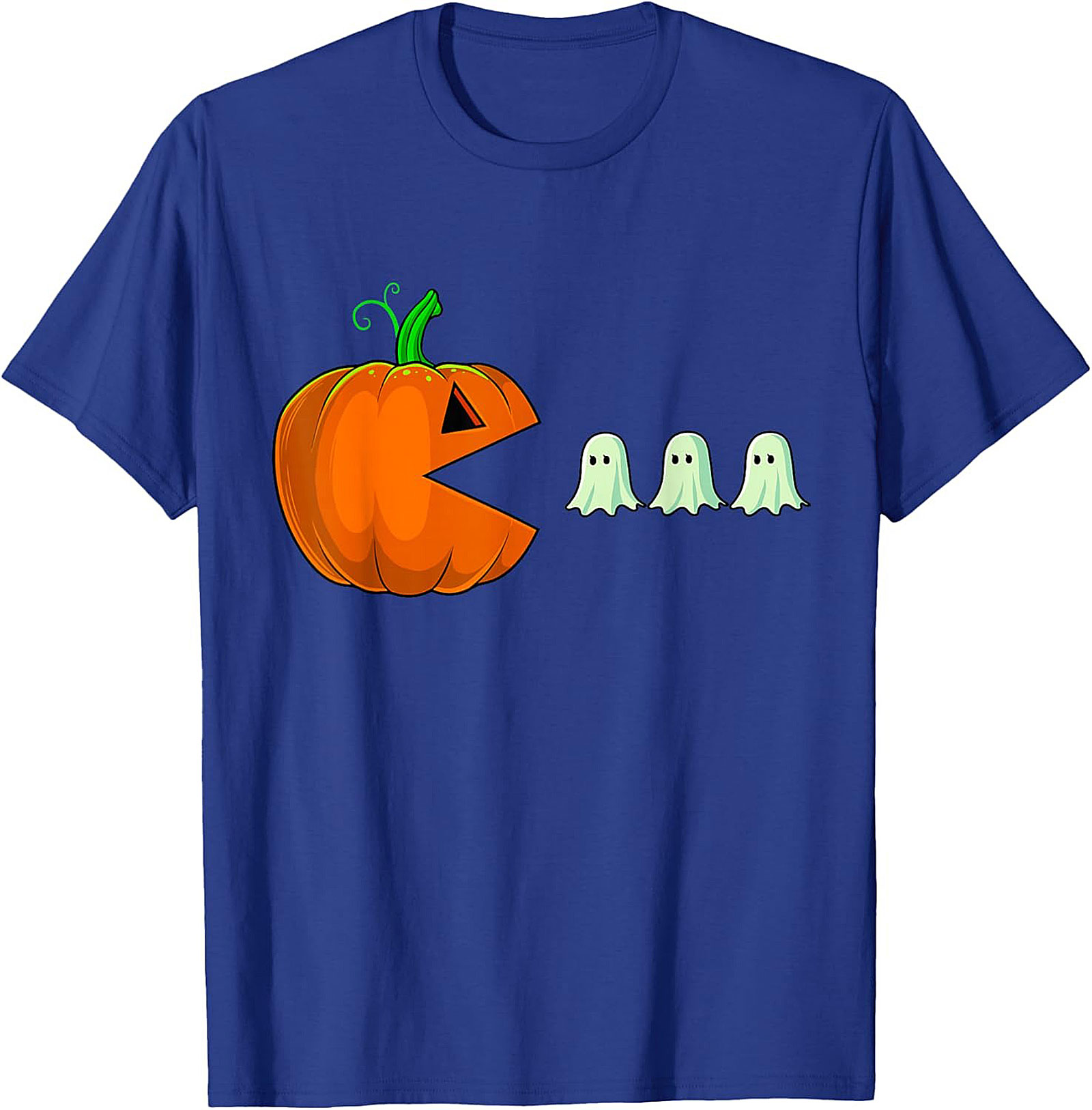 Funny Halloween Gaming T-shirt | Pumpkin Pac-Man Tee