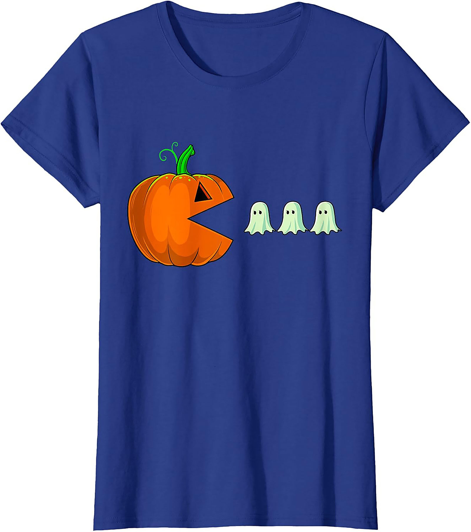 Funny Halloween Gaming T-shirt | Pumpkin Pac-Man Tee