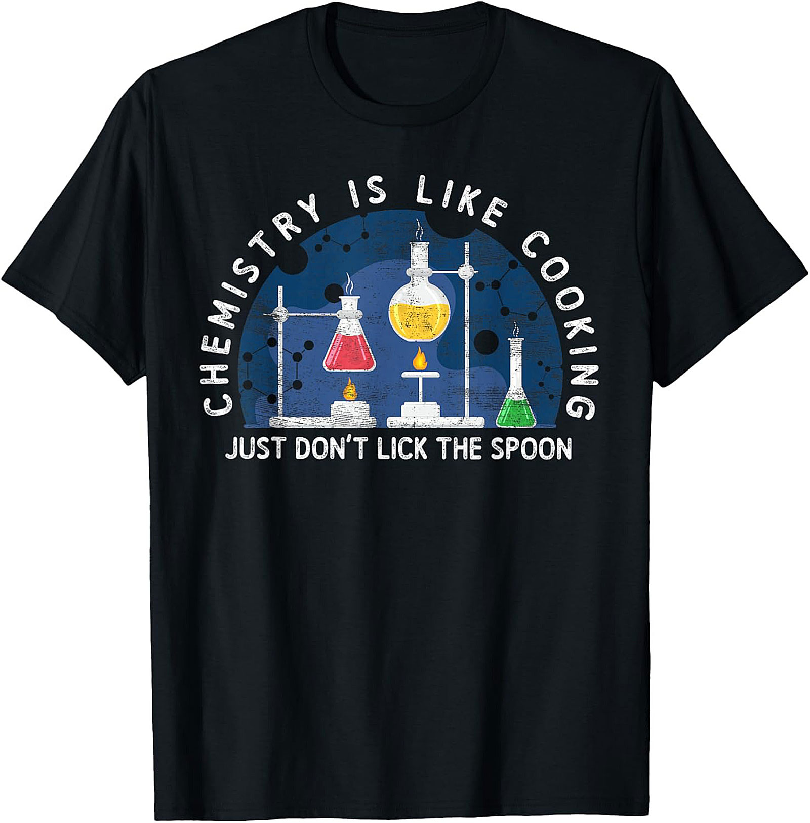 Funny Chemistry Is Like Cooking T-Shirt Science Tee