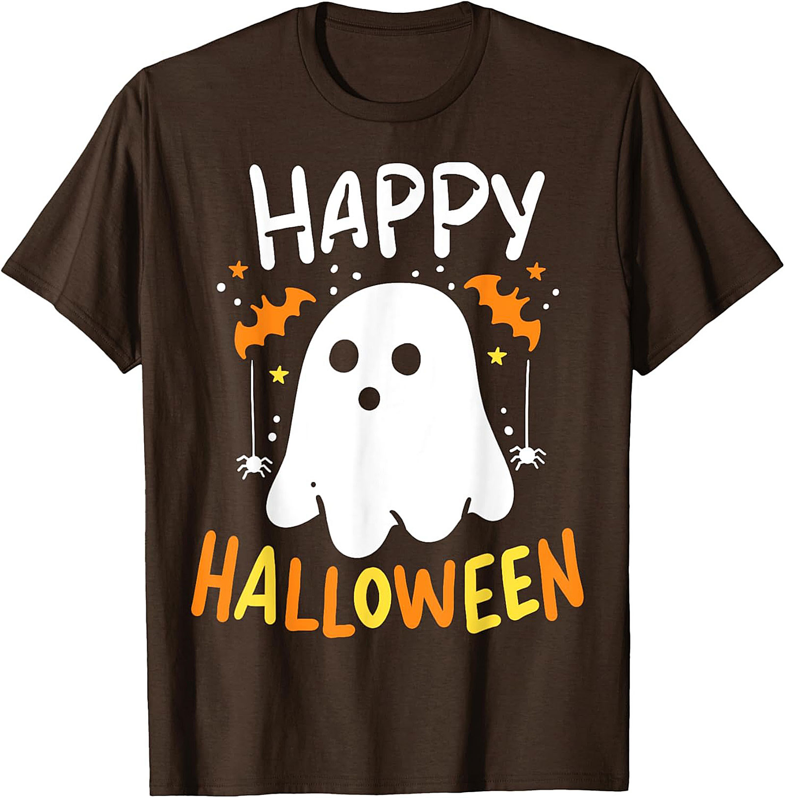 Cute Ghost Happy Halloween Graphic Tee | Funny Unisex Shirt