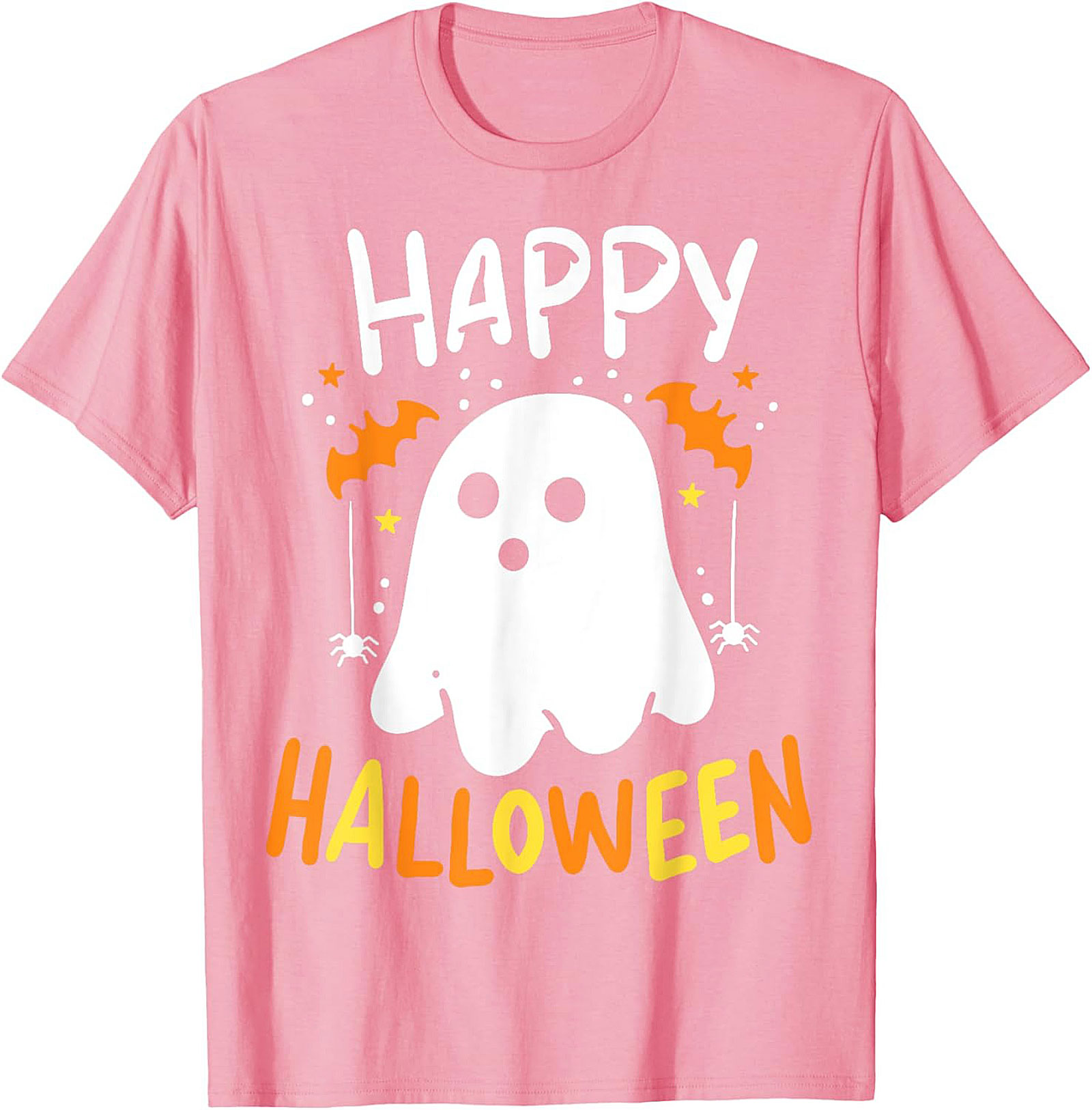 Cute Ghost Happy Halloween Graphic Tee | Funny Unisex Shirt