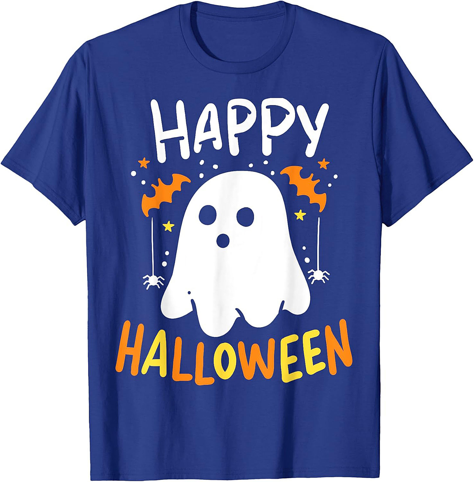 Cute Ghost Happy Halloween Graphic Tee | Funny Unisex Shirt