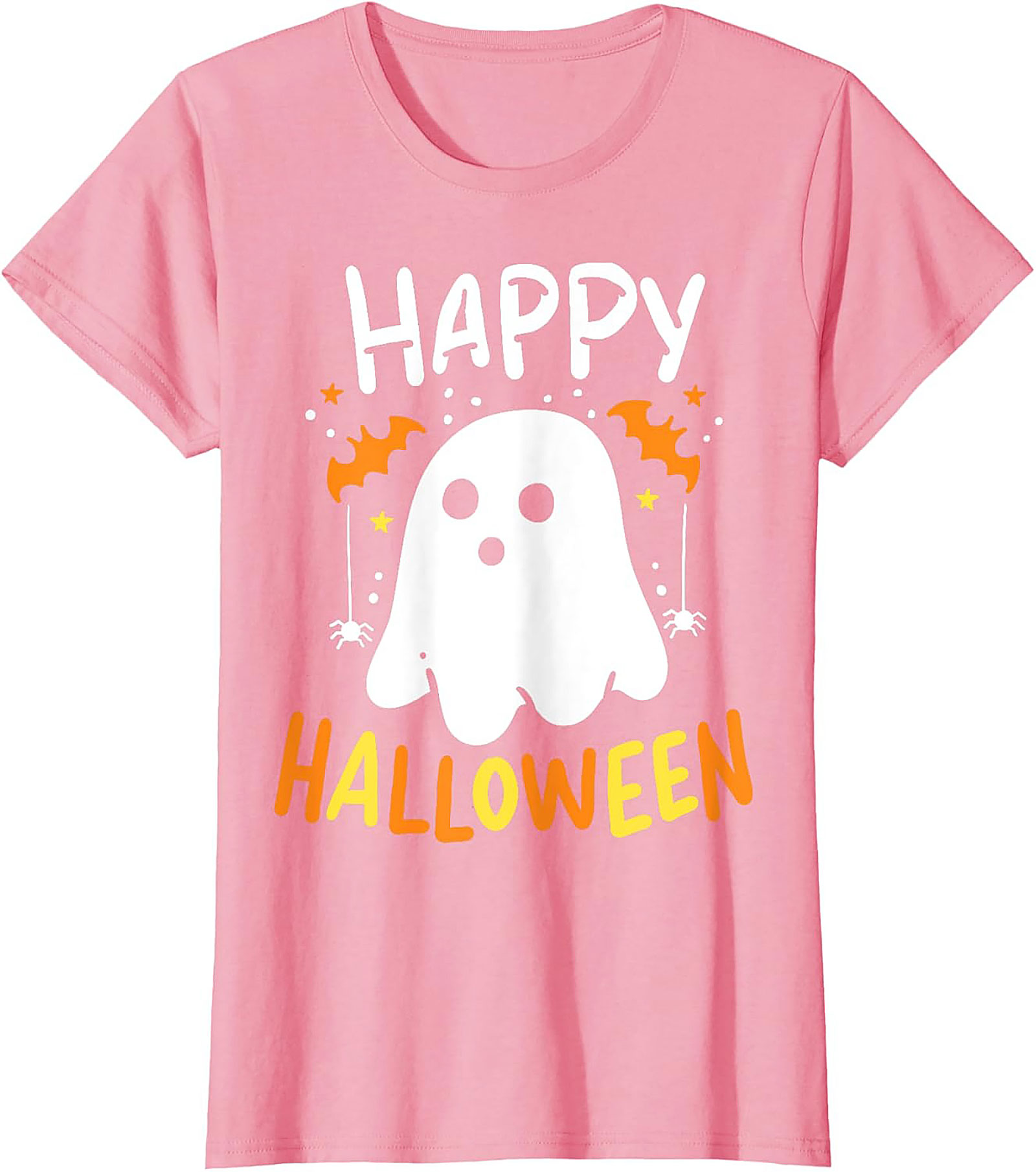 Cute Ghost Happy Halloween Graphic Tee | Funny Unisex Shirt
