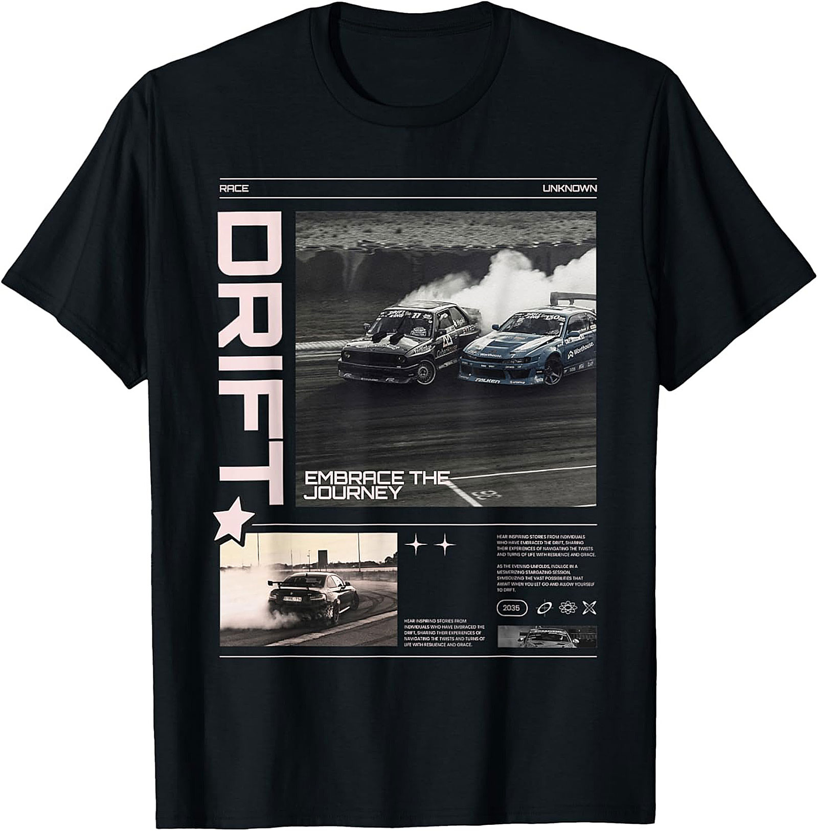 Drift Racing Graphic Tee JDM Car Enthusiast Shirt