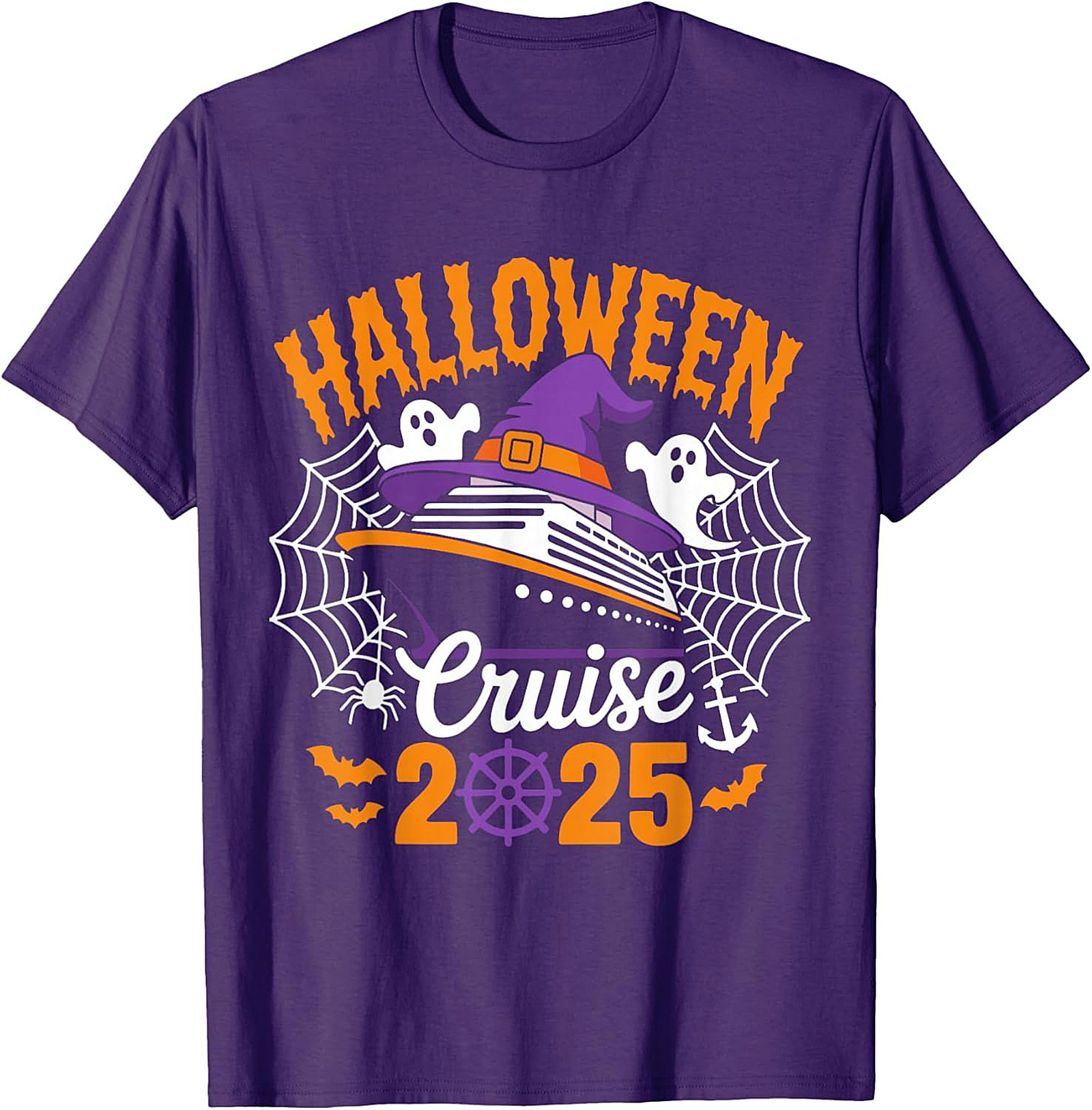 Halloween Cruise 2025 T-Shirt | Funny Vacation Graphic Tee