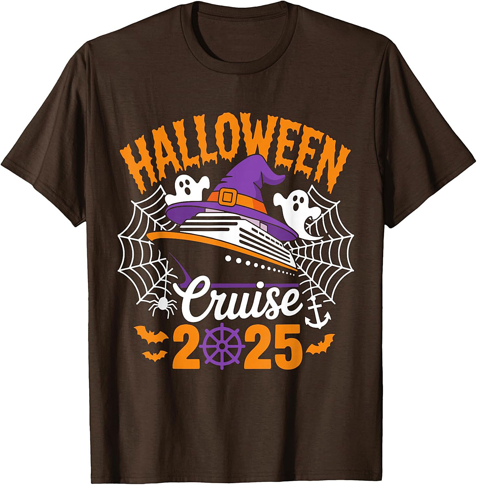 Halloween Cruise 2025 T-Shirt | Funny Vacation Graphic Tee
