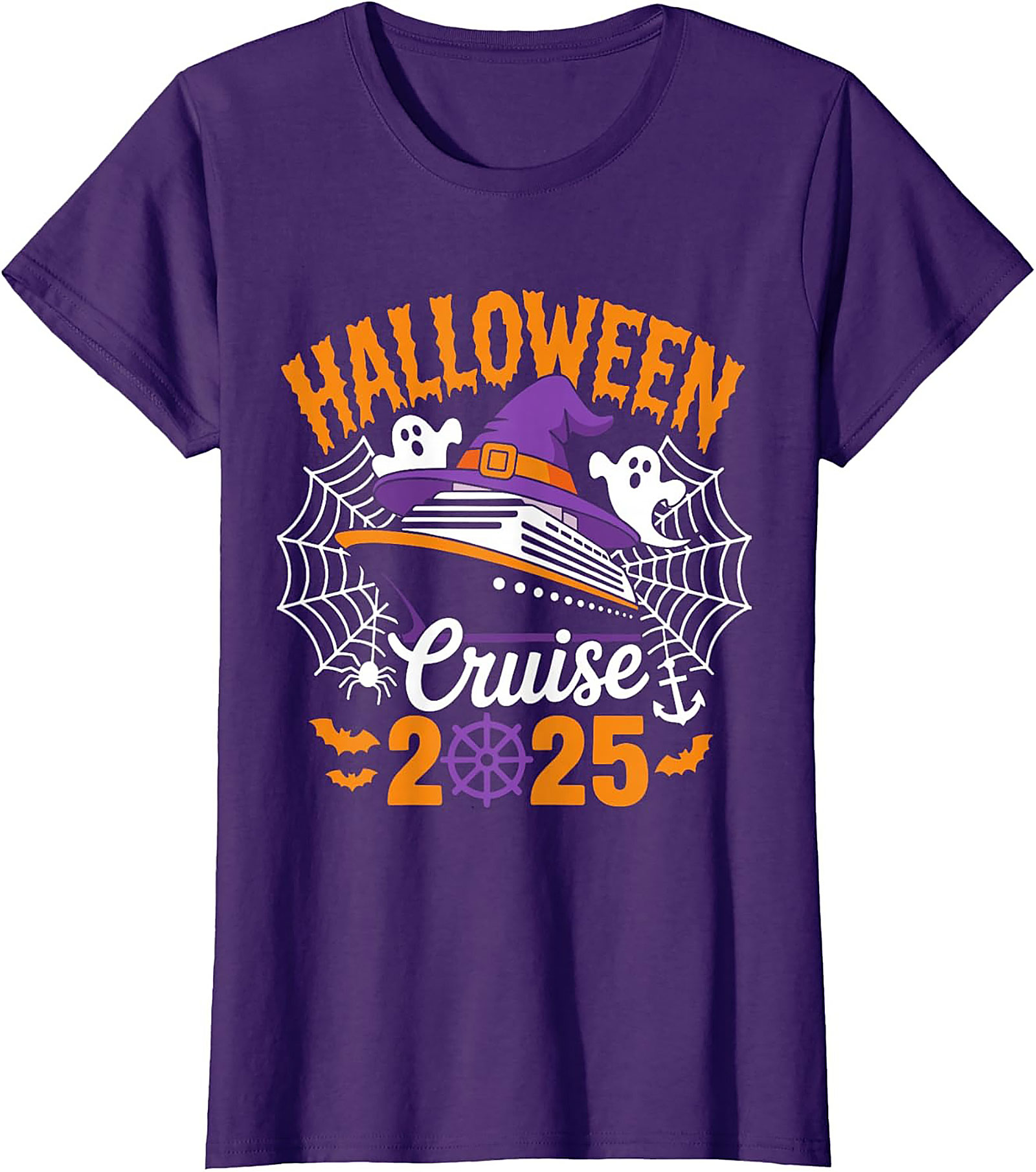 Halloween Cruise 2025 T-Shirt | Funny Vacation Graphic Tee