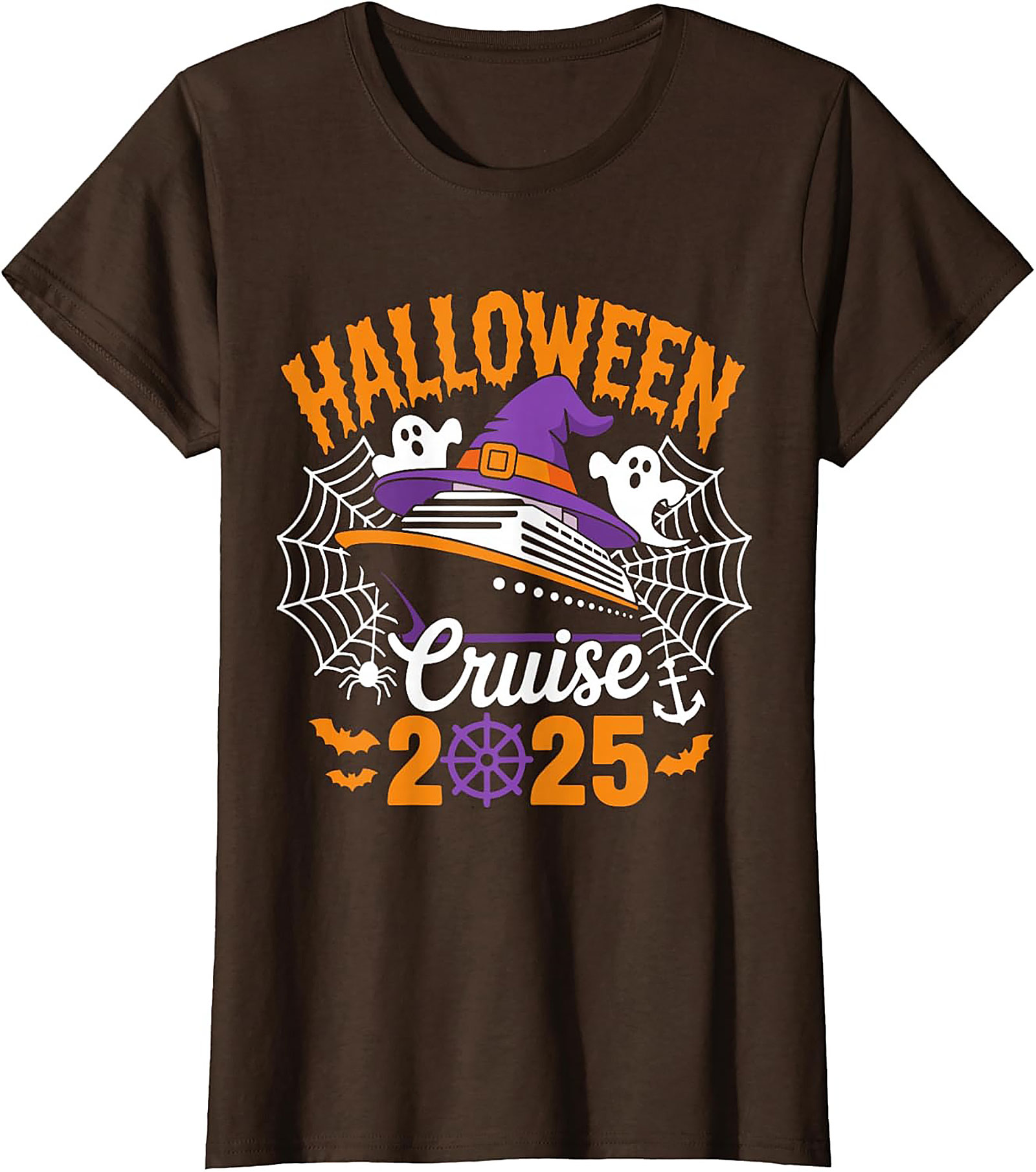 Halloween Cruise 2025 T-Shirt | Funny Vacation Graphic Tee