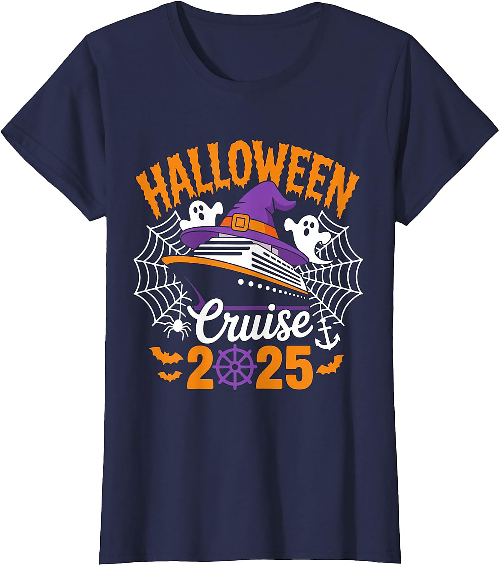 Halloween Cruise 2025 T-Shirt | Funny Vacation Graphic Tee