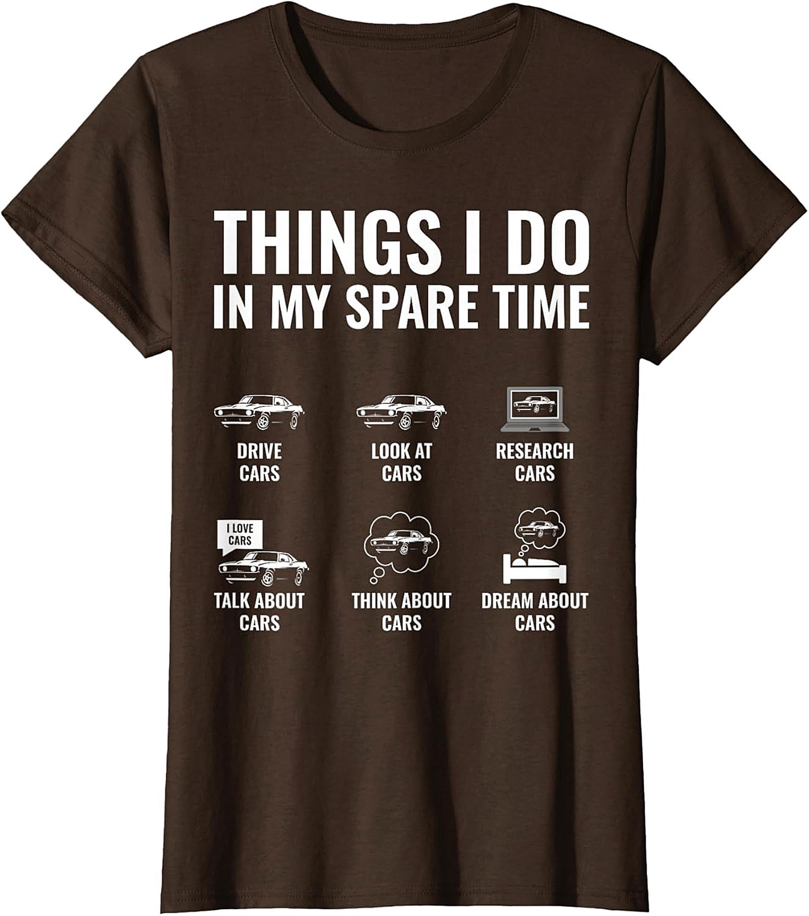 Funny Muscle Car Graphic Tee Classic Car Lover Shirt