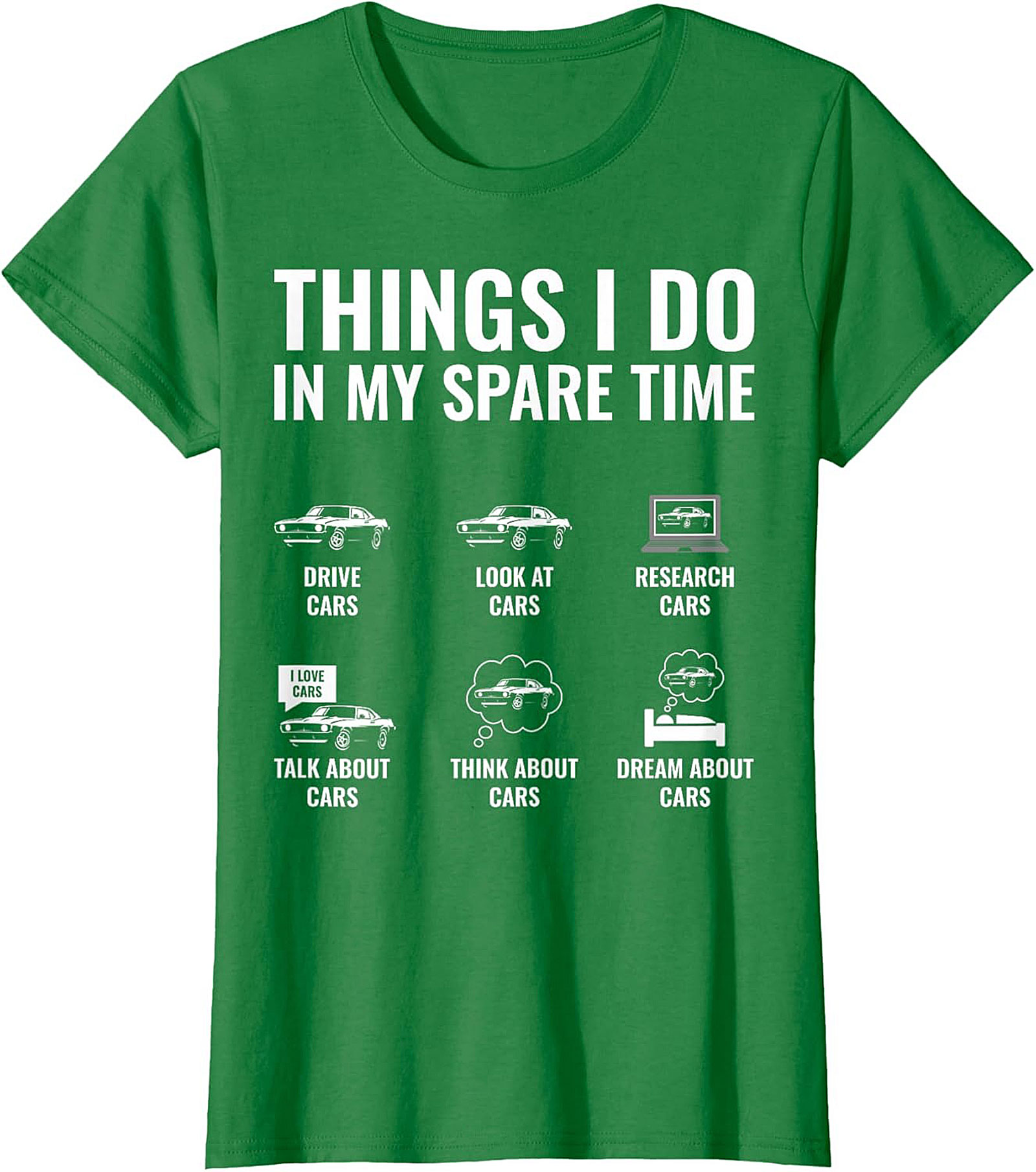 Funny Muscle Car Graphic Tee Classic Car Lover Shirt