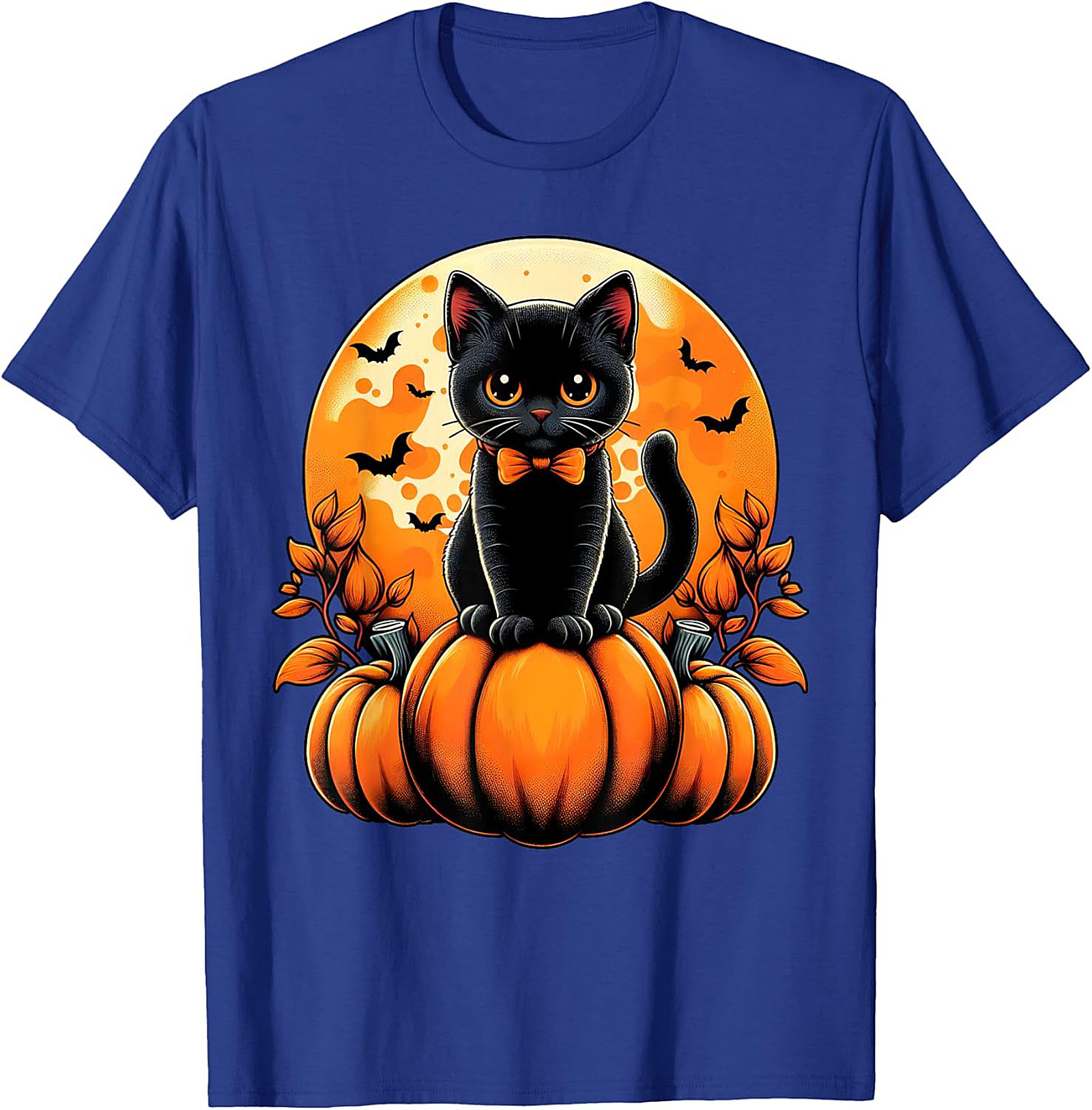 Cute Black Cat Halloween T-shirt | Soft Unisex Tee