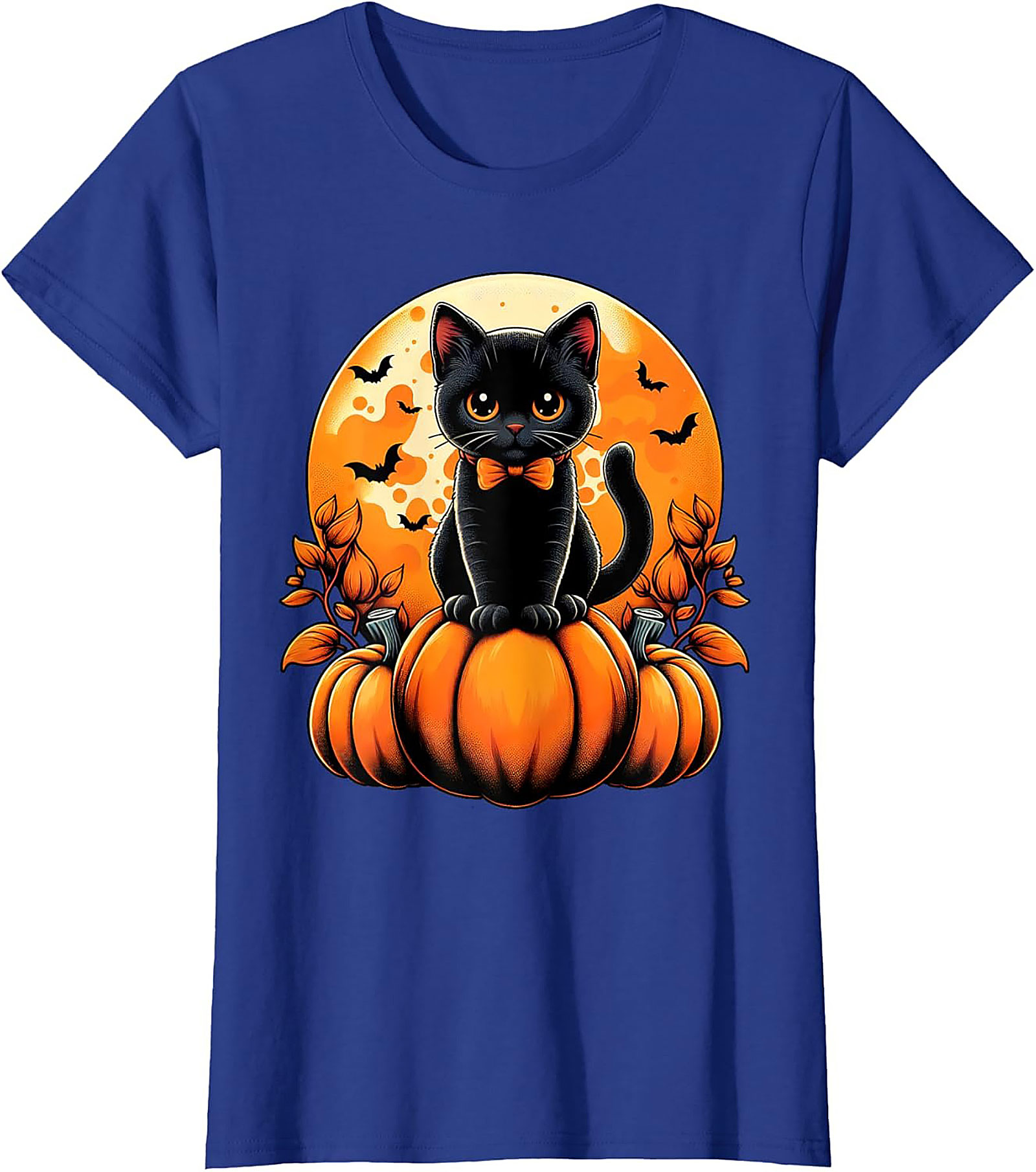 Cute Black Cat Halloween T-shirt | Soft Unisex Tee