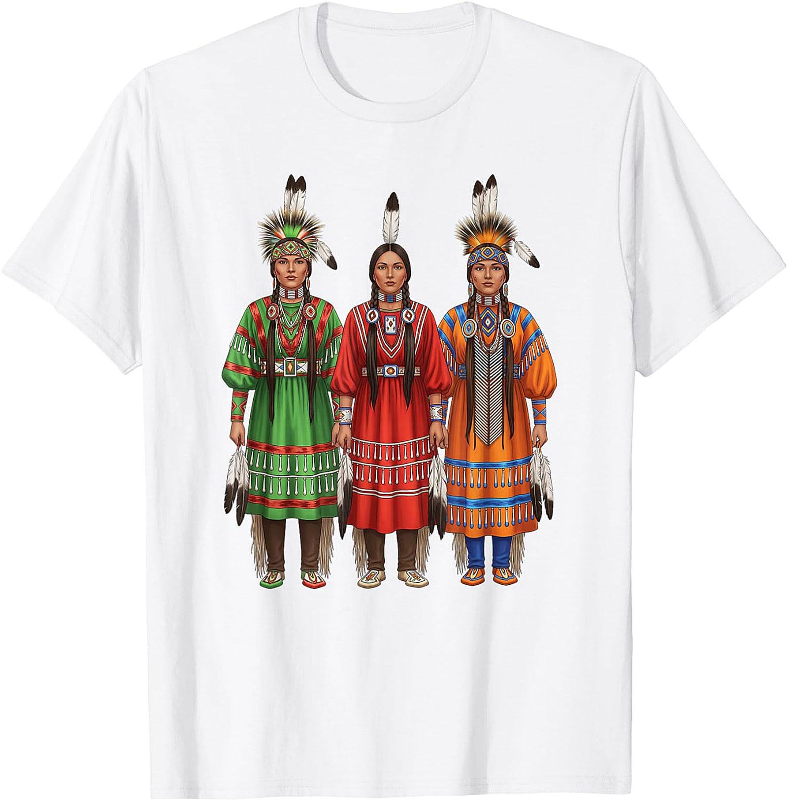 Native American Heritage T-shirt Indigenous Women Graphic Tee