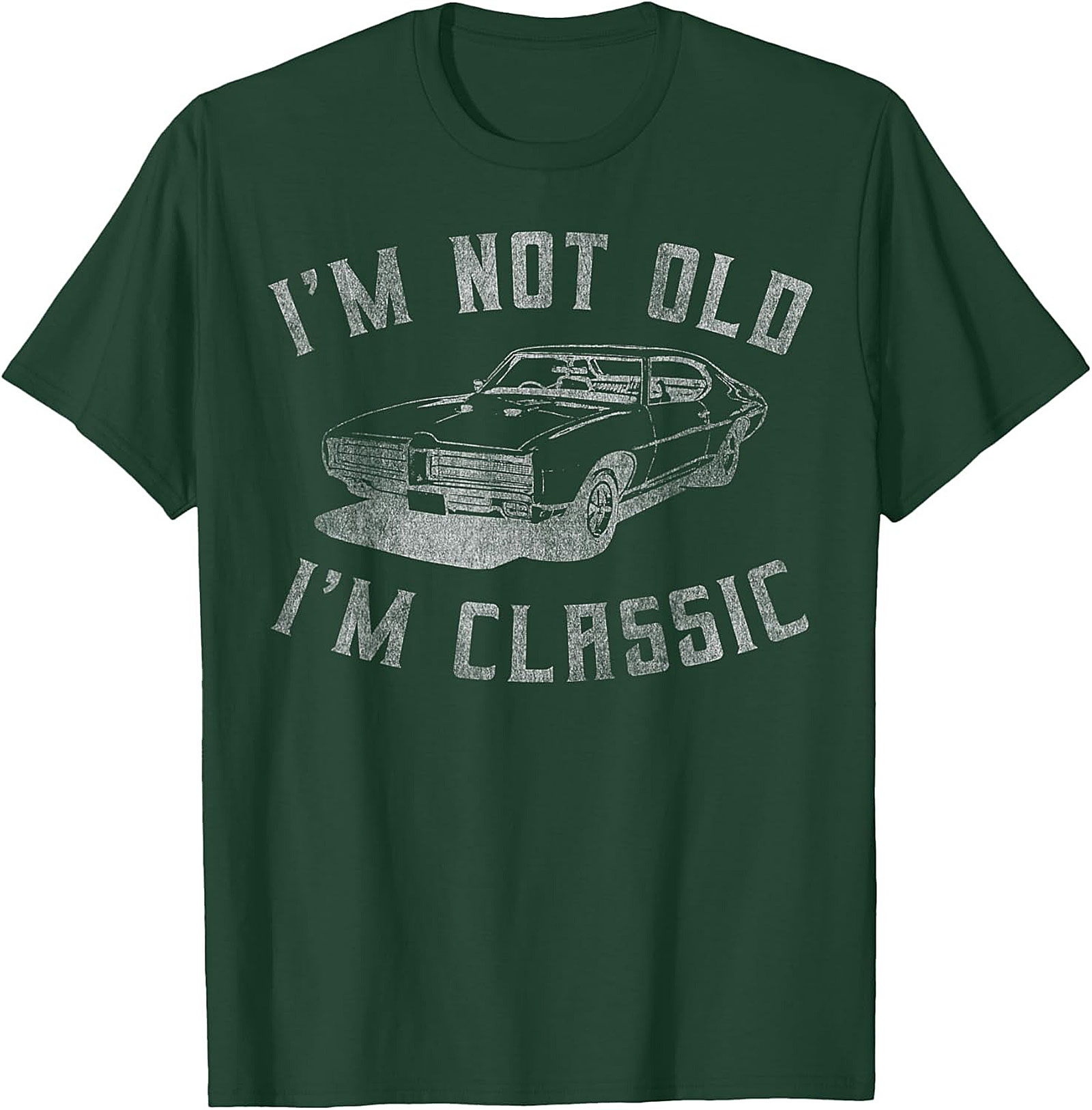 Funny Classic Car Graphic Tee  I'm Not Old I'm Classic
