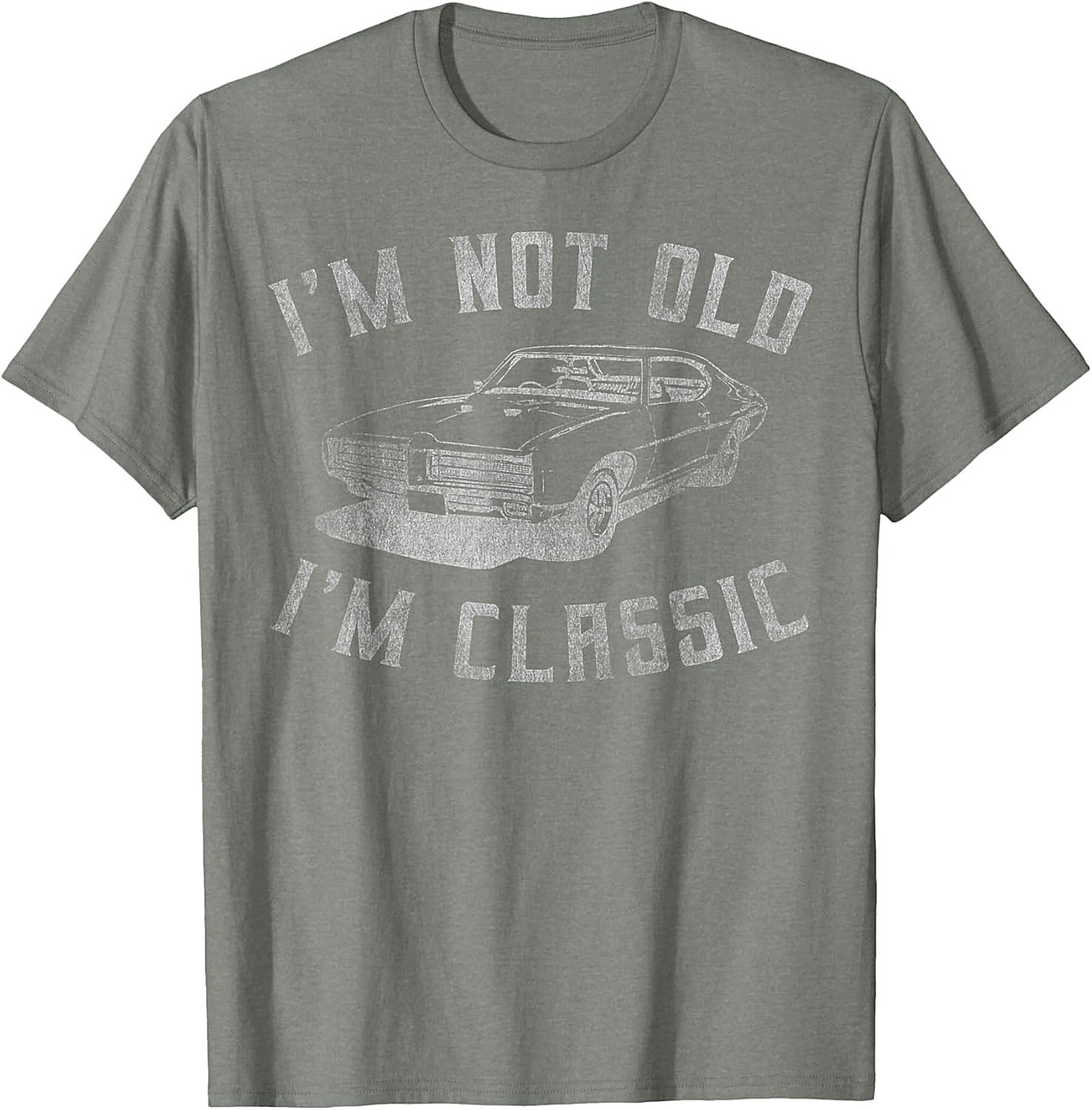 Funny Classic Car Graphic Tee  I'm Not Old I'm Classic