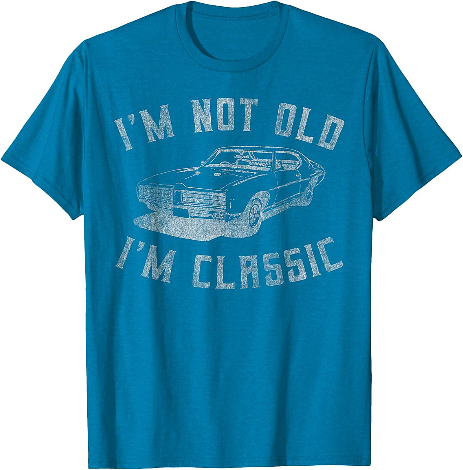 Funny Classic Car Graphic Tee  I'm Not Old I'm Classic