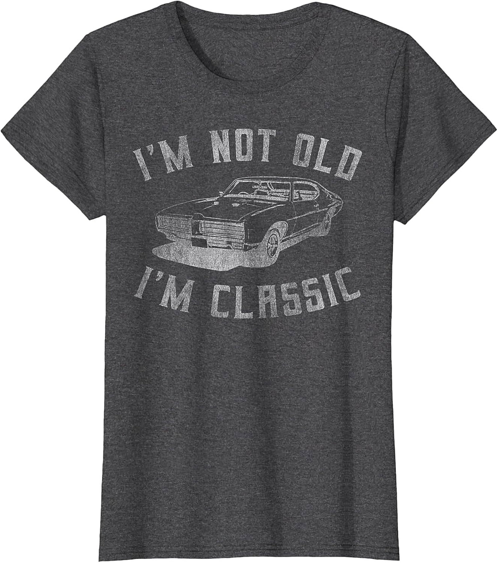 Funny Classic Car Graphic Tee  I'm Not Old I'm Classic