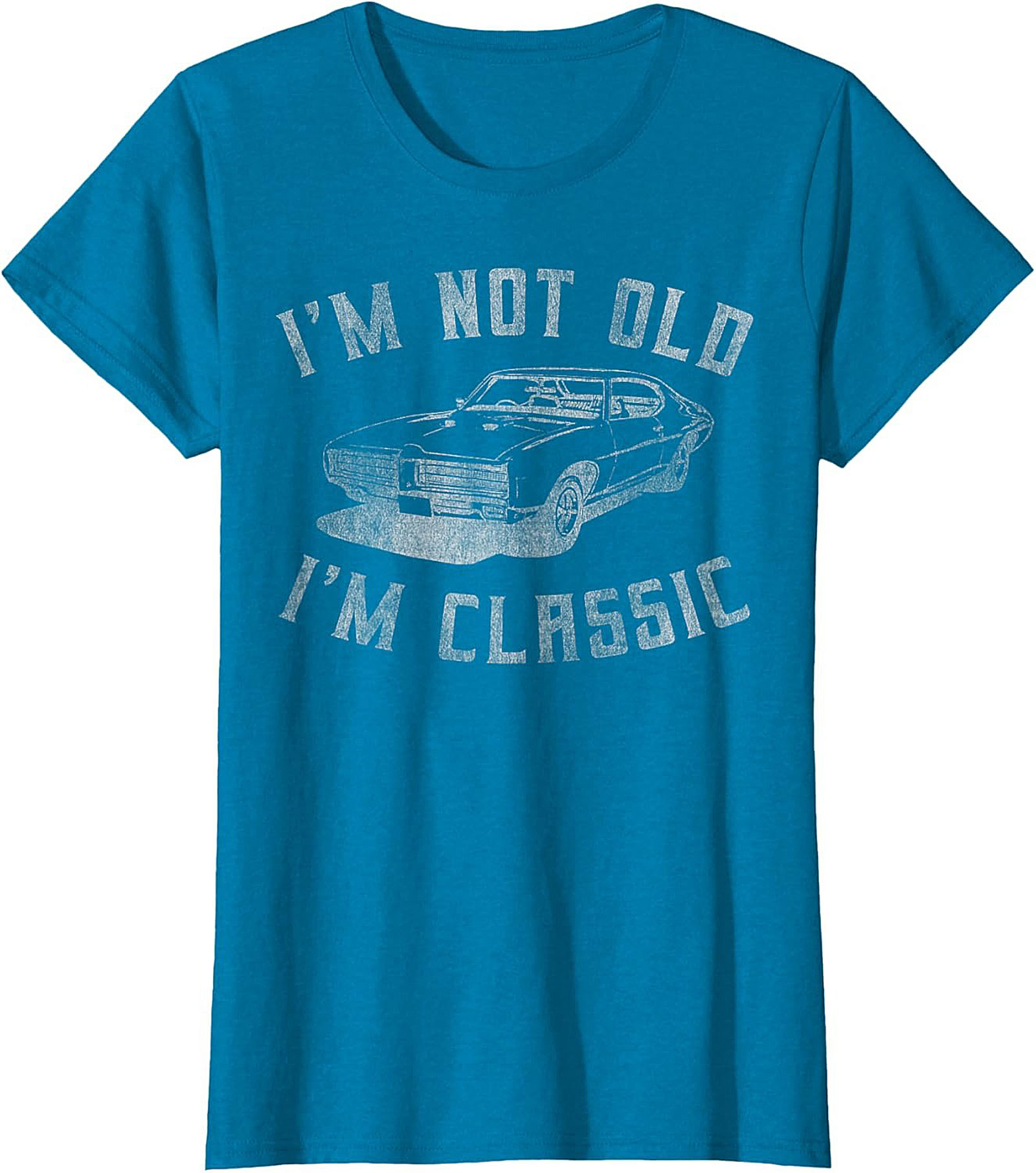 Funny Classic Car Graphic Tee  I'm Not Old I'm Classic