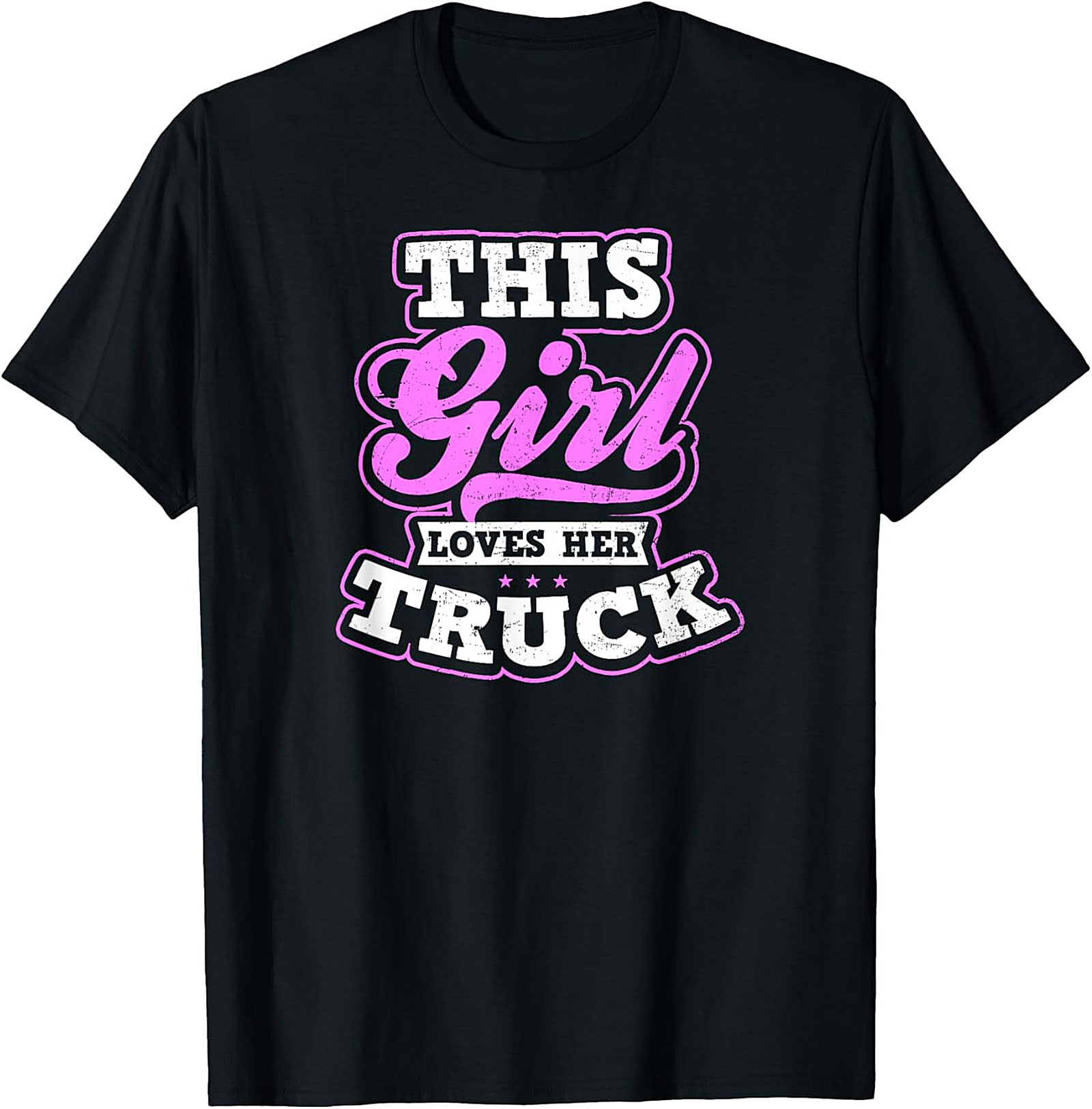 THIS Girl Loves Her Truck Graphic Tee - Bold Women’s Truck Enthusiast Shirt