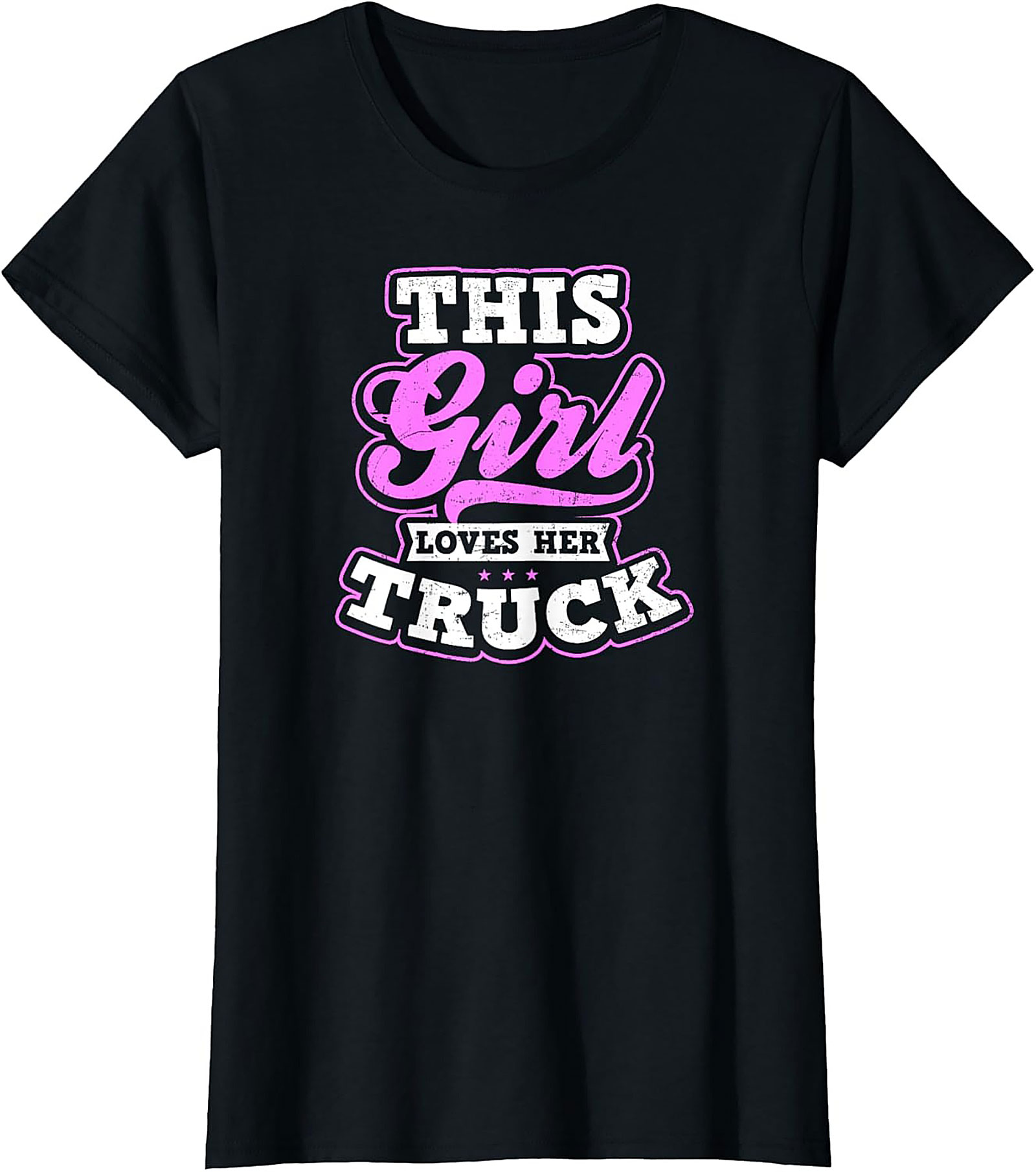 THIS Girl Loves Her Truck Graphic Tee - Bold Women’s Truck Enthusiast Shirt
