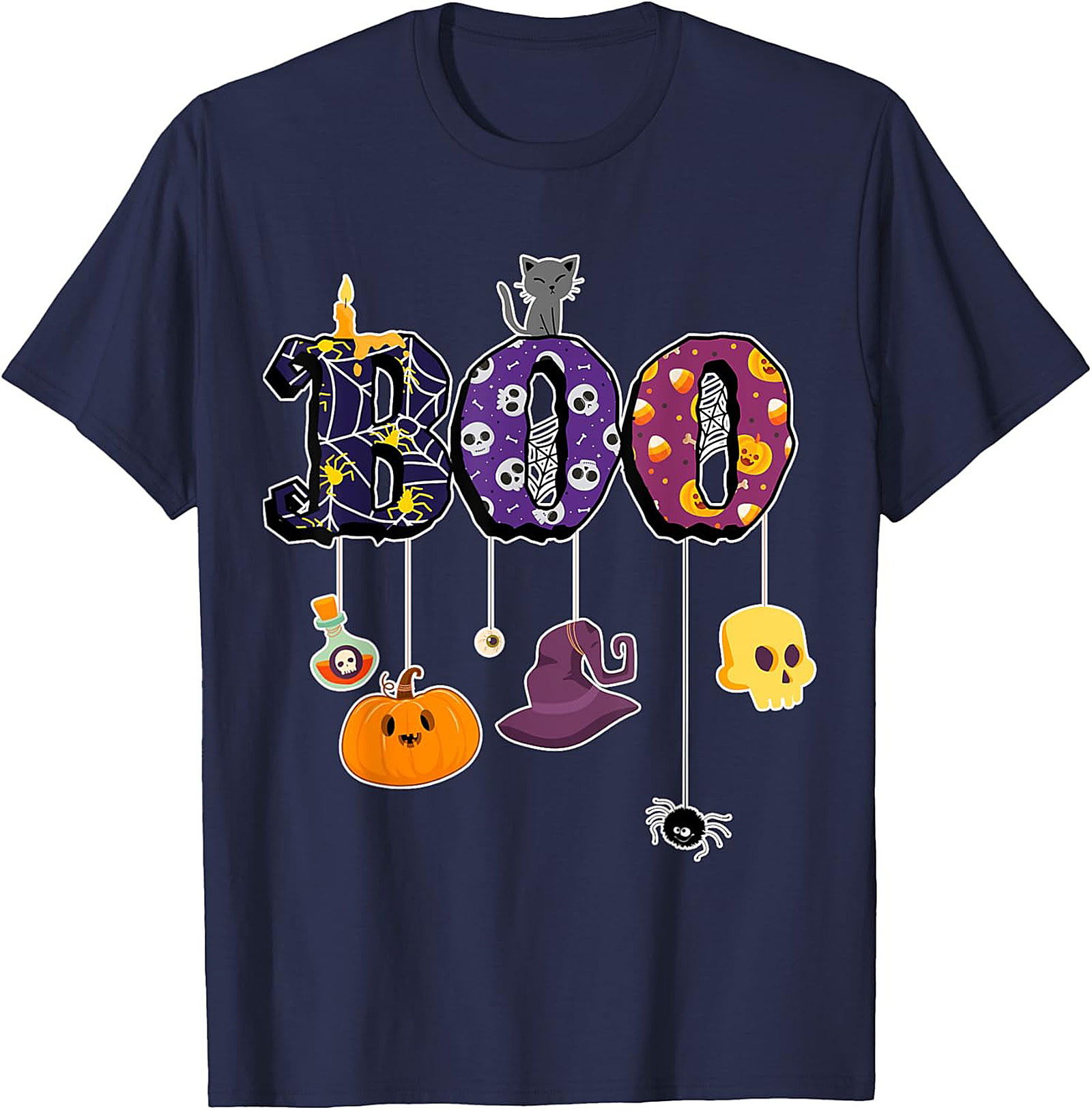 Halloween BOO Graphic Tee | Spooky Season Funny Shirt