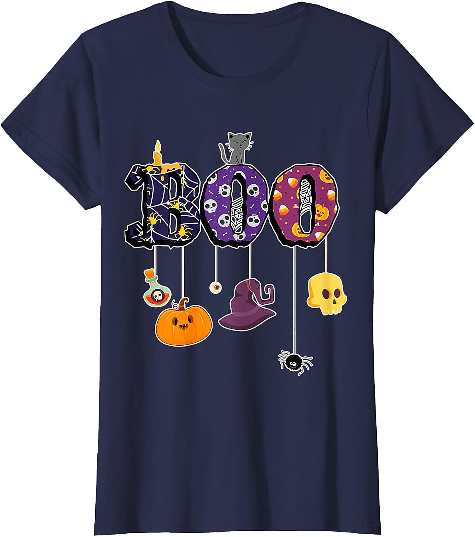 Halloween BOO Graphic Tee | Spooky Season Funny Shirt