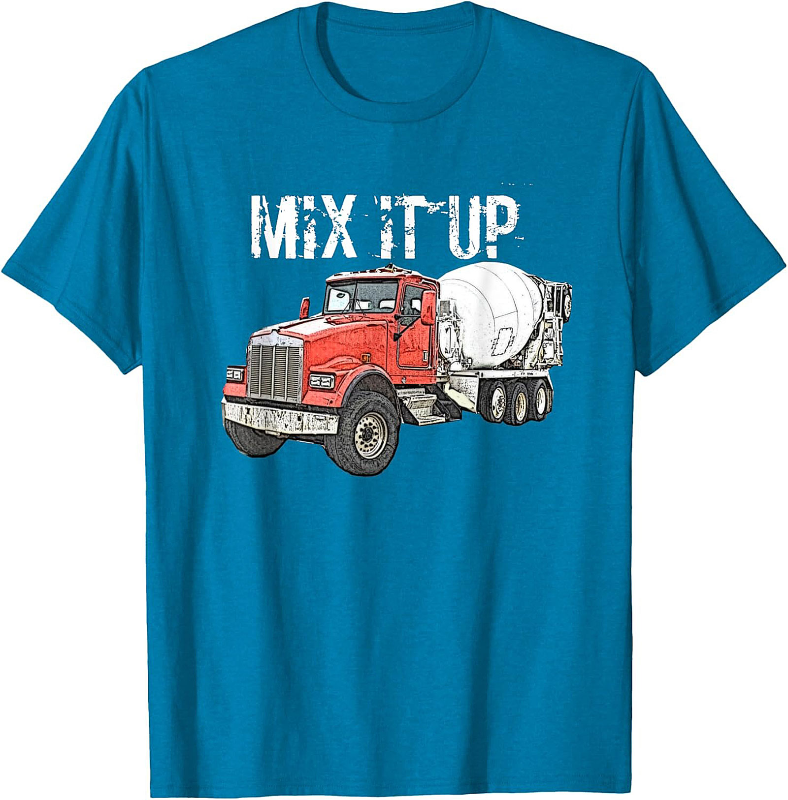 Concrete Mixer Truck Mix It Up Graphic Tee