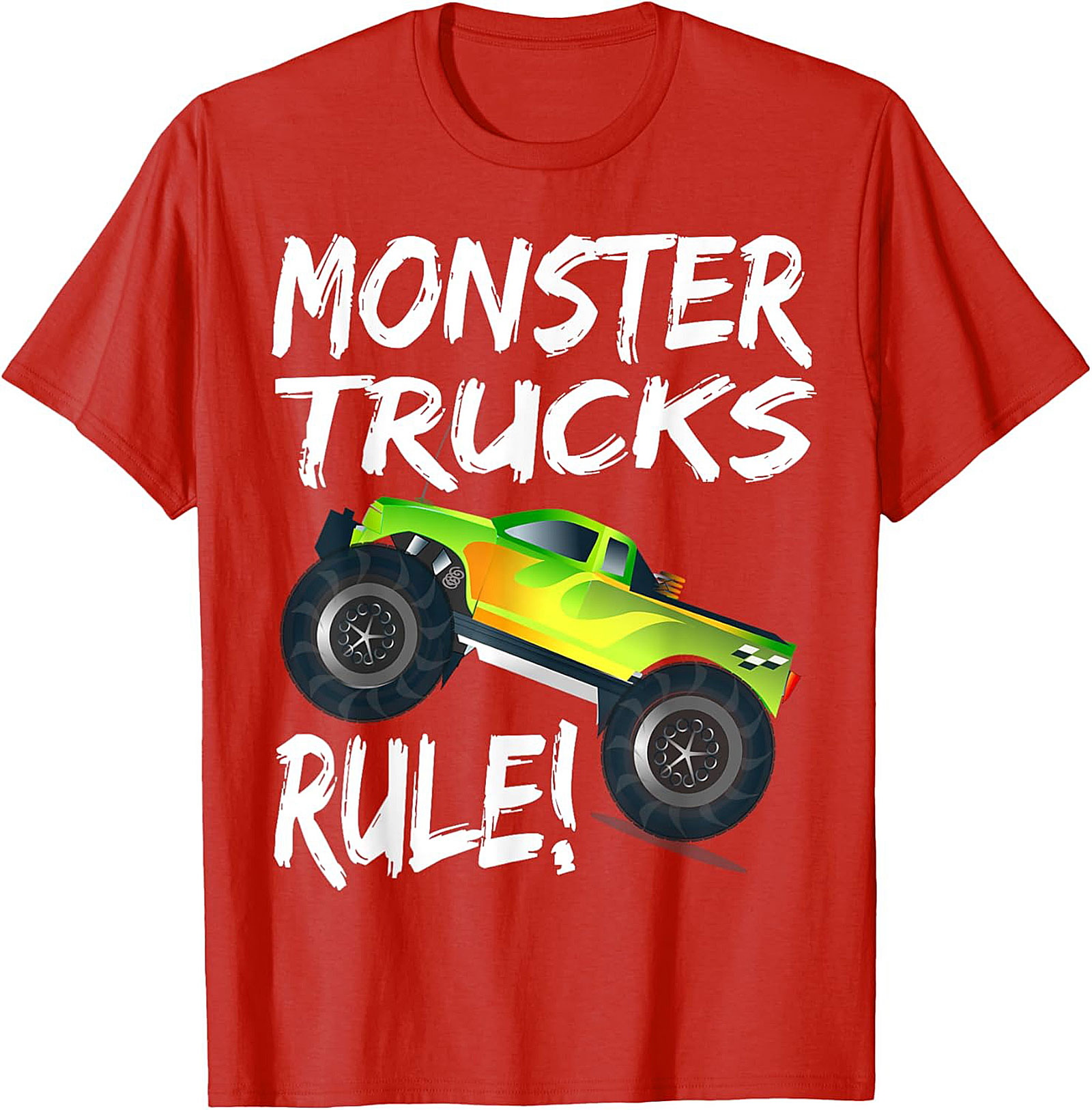 Monster Trucks Rule! Graphic Tee – Awesome Unisex Shirt for Truck Fans