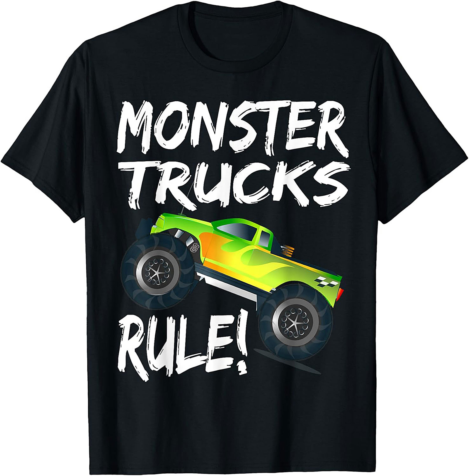 Monster Trucks Rule! Graphic Tee – Awesome Unisex Shirt for Truck Fans