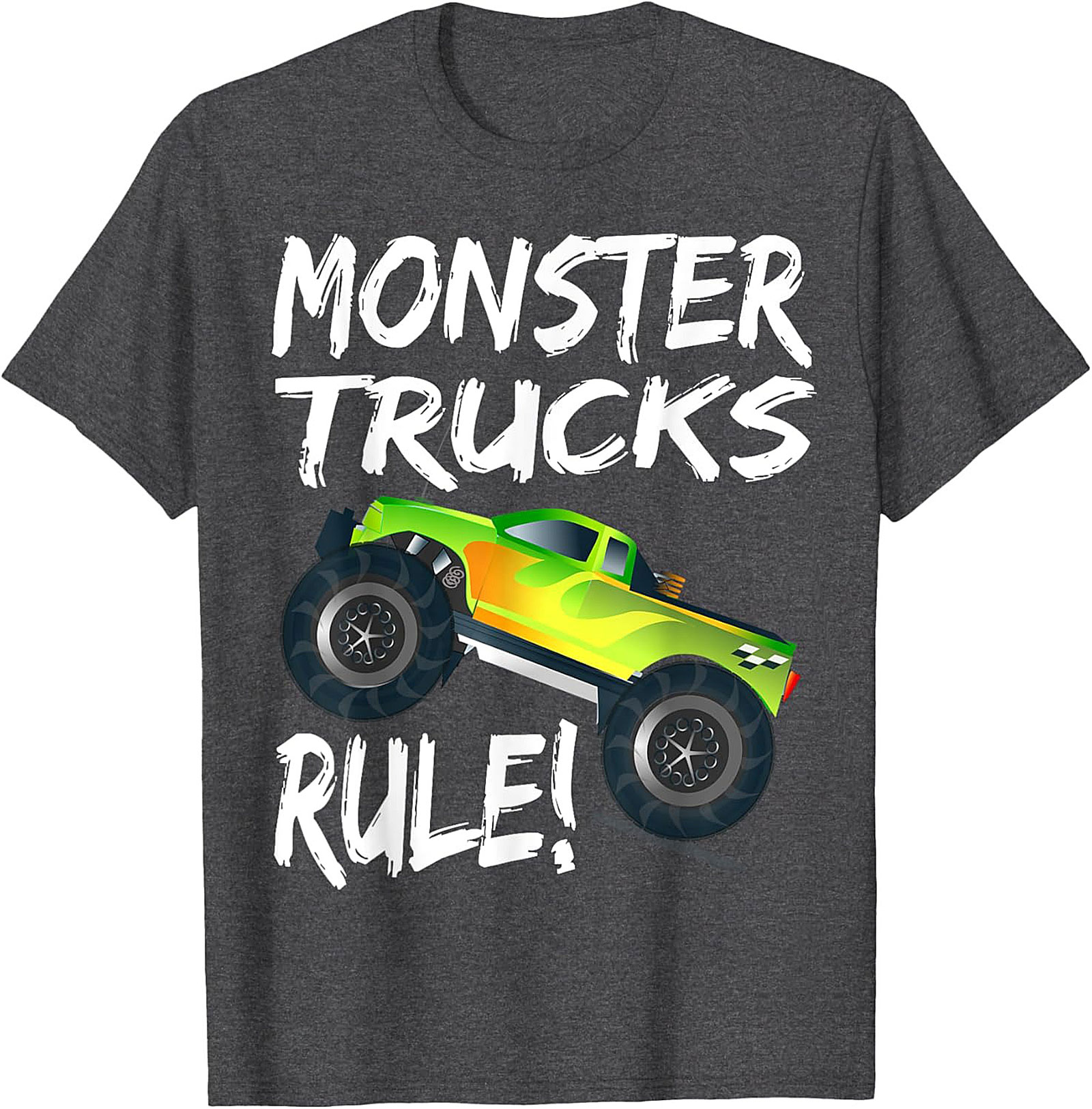 Monster Trucks Rule! Graphic Tee – Awesome Unisex Shirt for Truck Fans